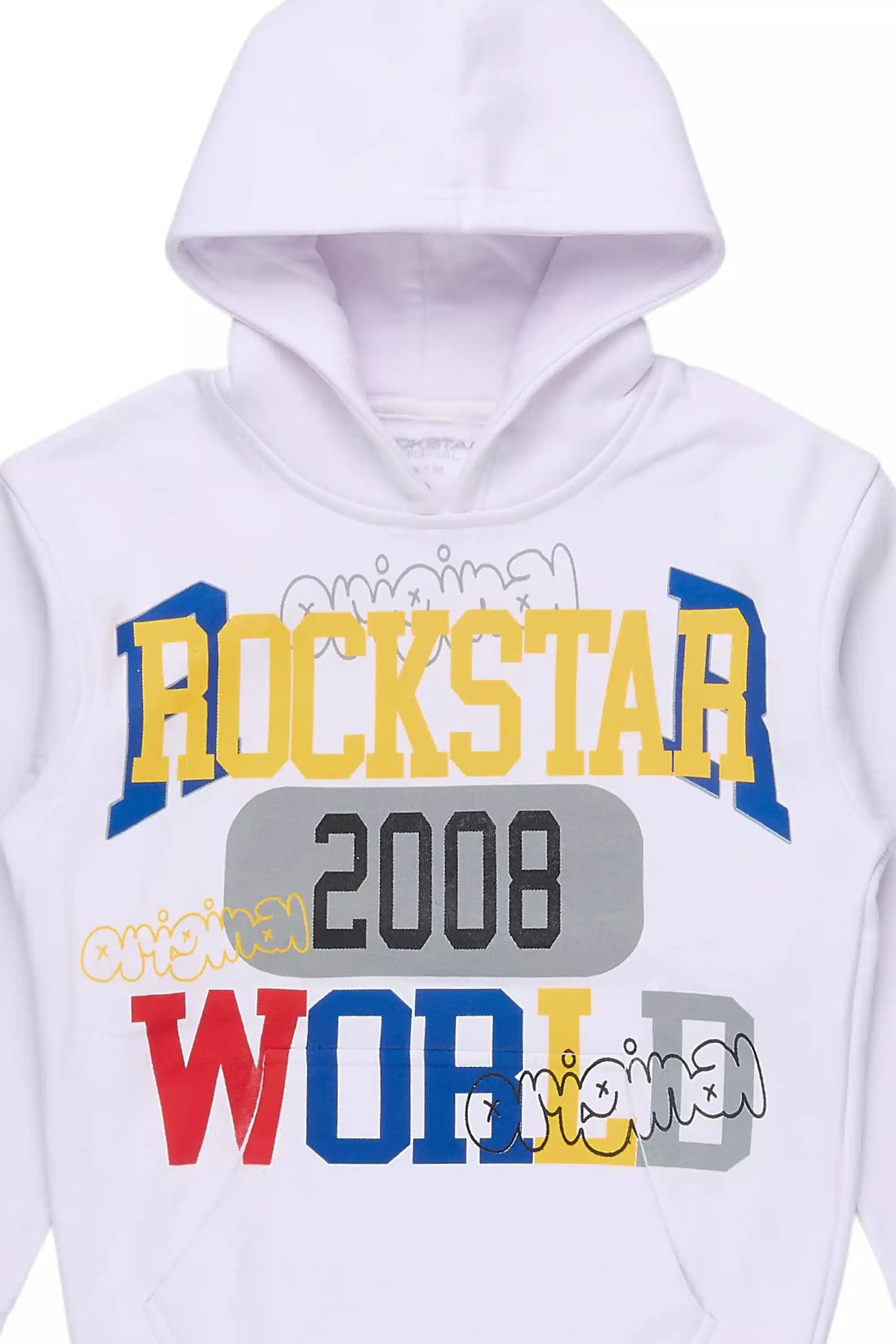 Boys Daria White Graphic Hoodie