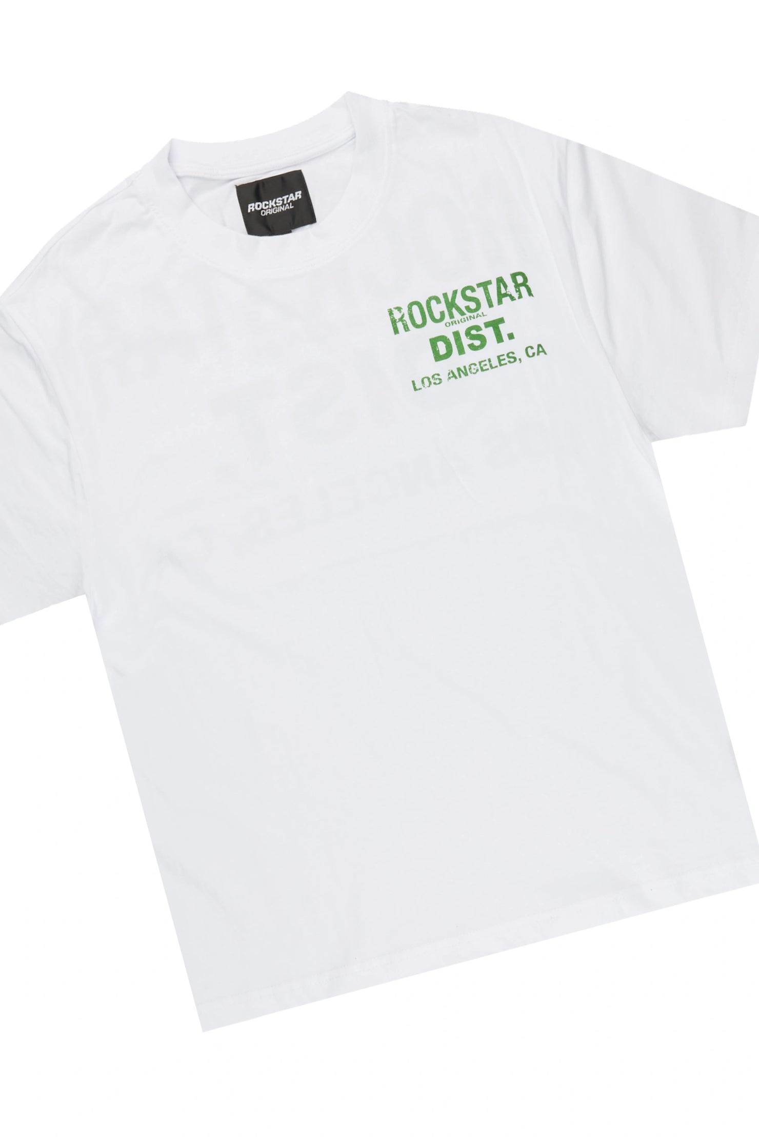 Boys Dalesio 2.0 White/Olive T-Shirt Track Set