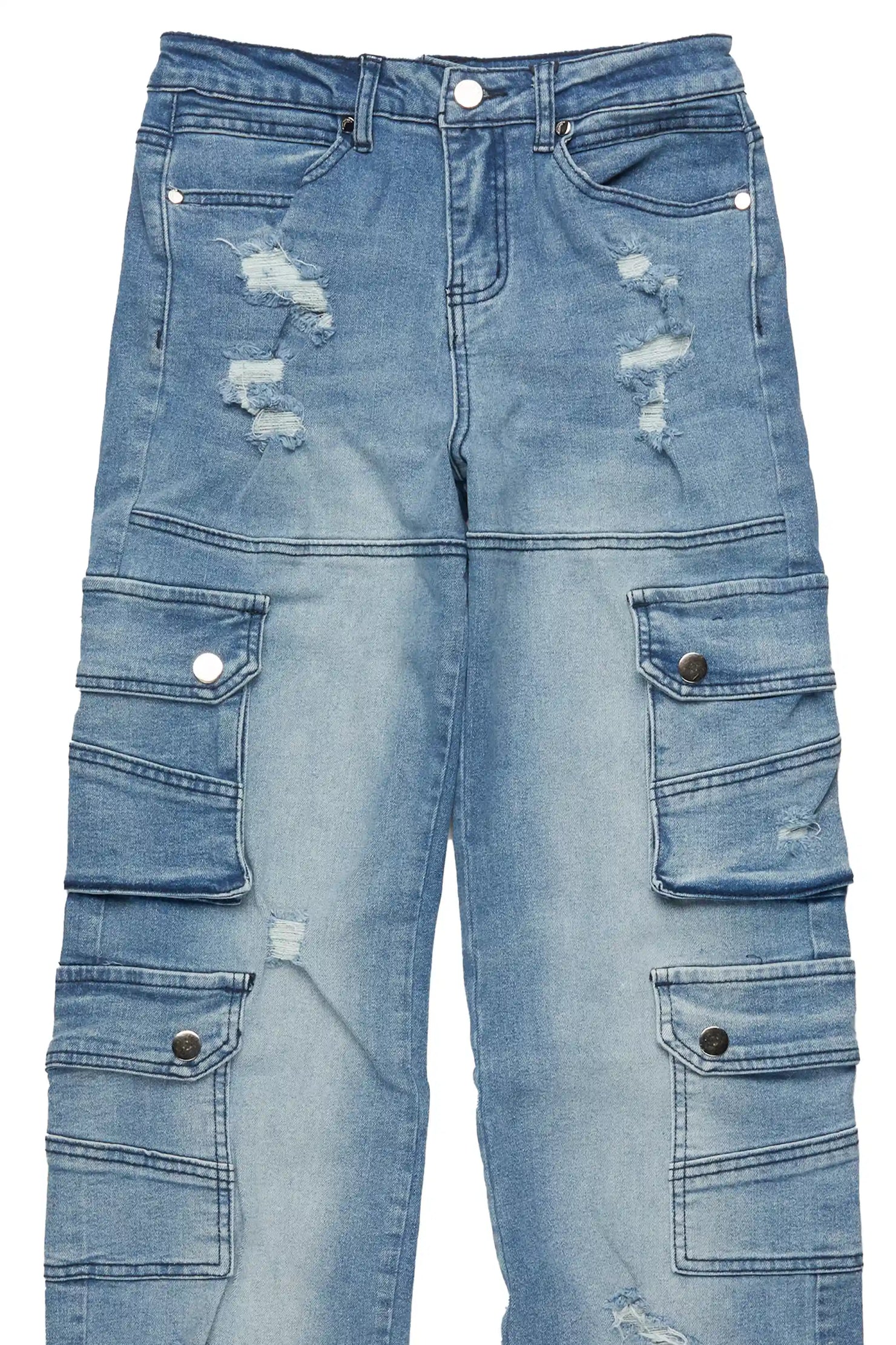 Boys Keylor Blue Baggy Fit Jean
