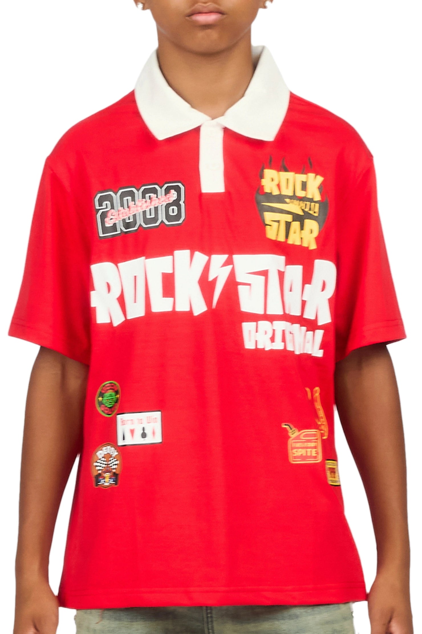 Boys Jimy Red Polo