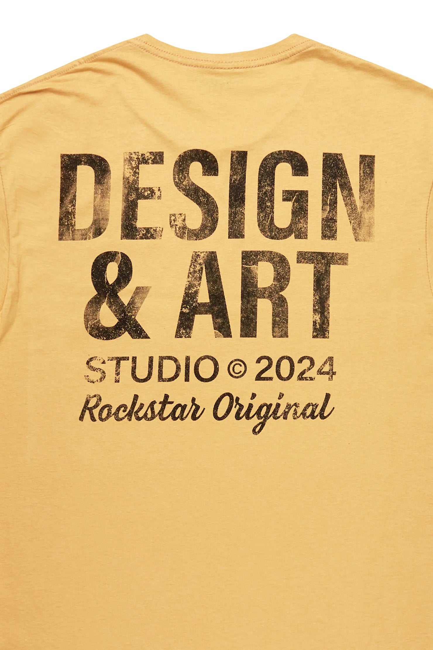 Mancha Beige/Black Graphic T-Shirt