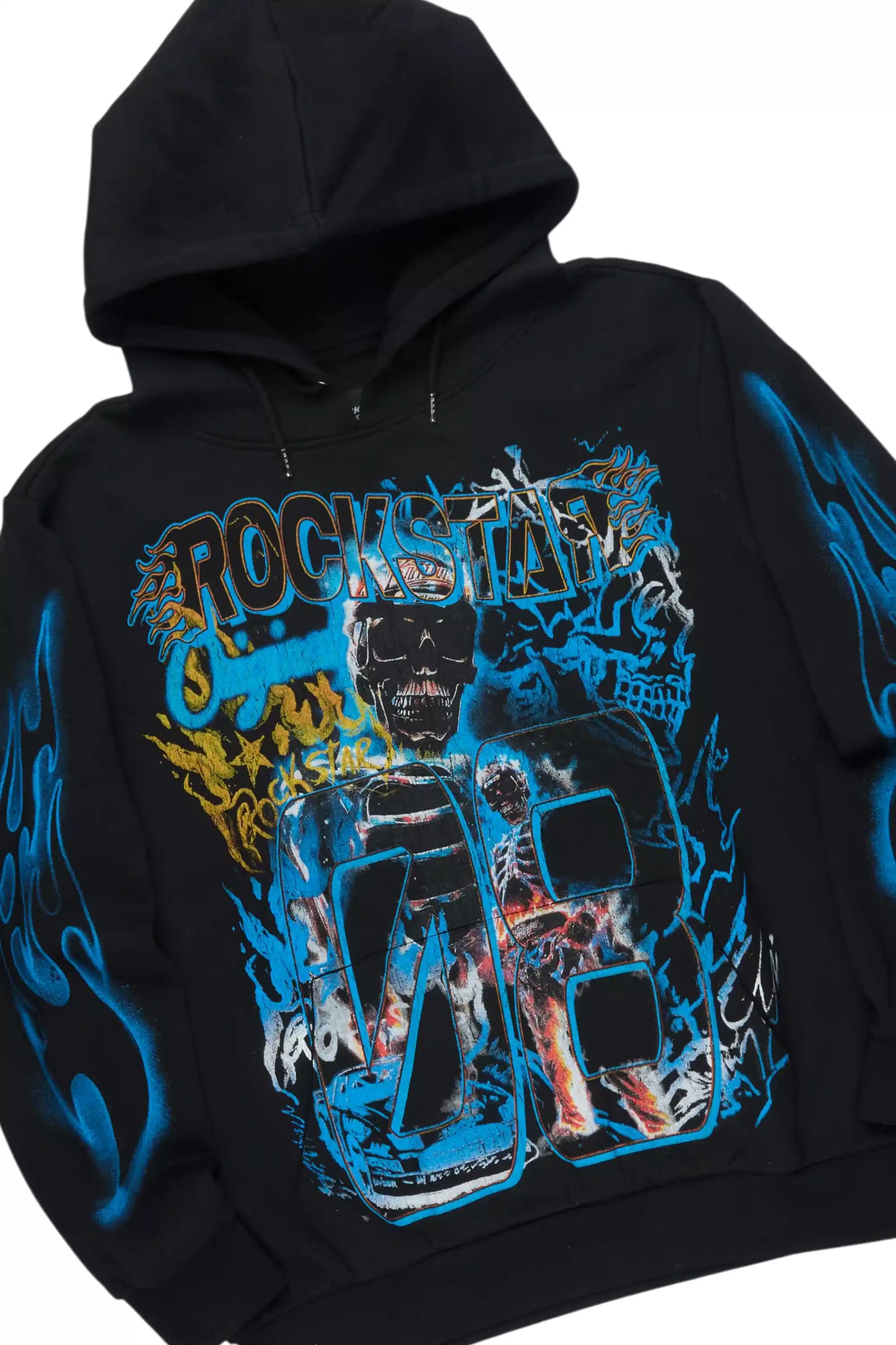 Eros Black Hoodie/Stacked Pant Track Set