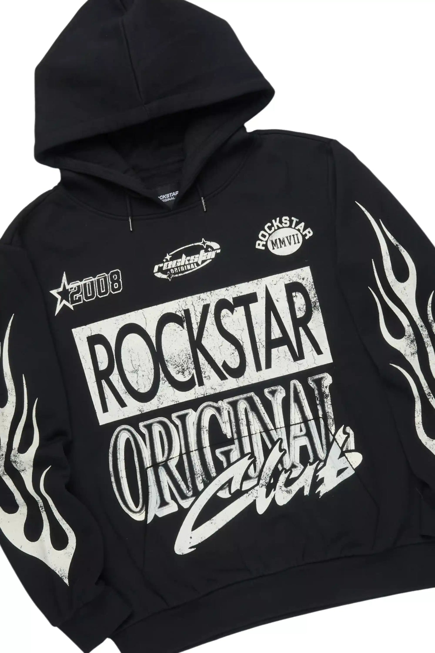 Rylok Black Hoodie Stacked Track Set