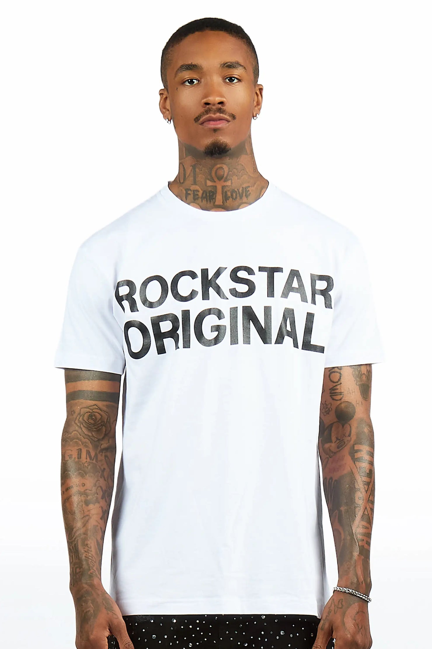 Keeth White Oversized Graphic T-Shirt