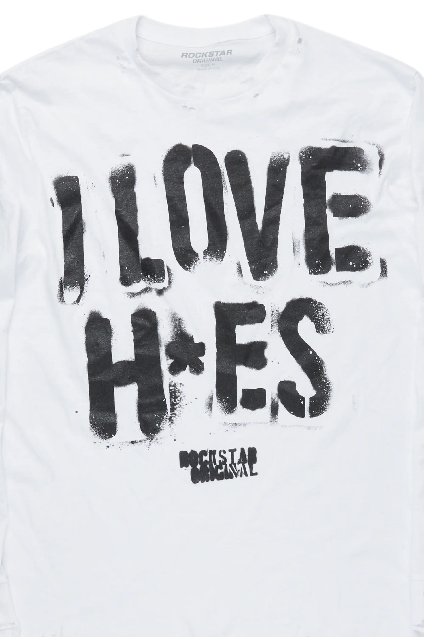 Banyan White Long Sleeve Graphic T-Shirt