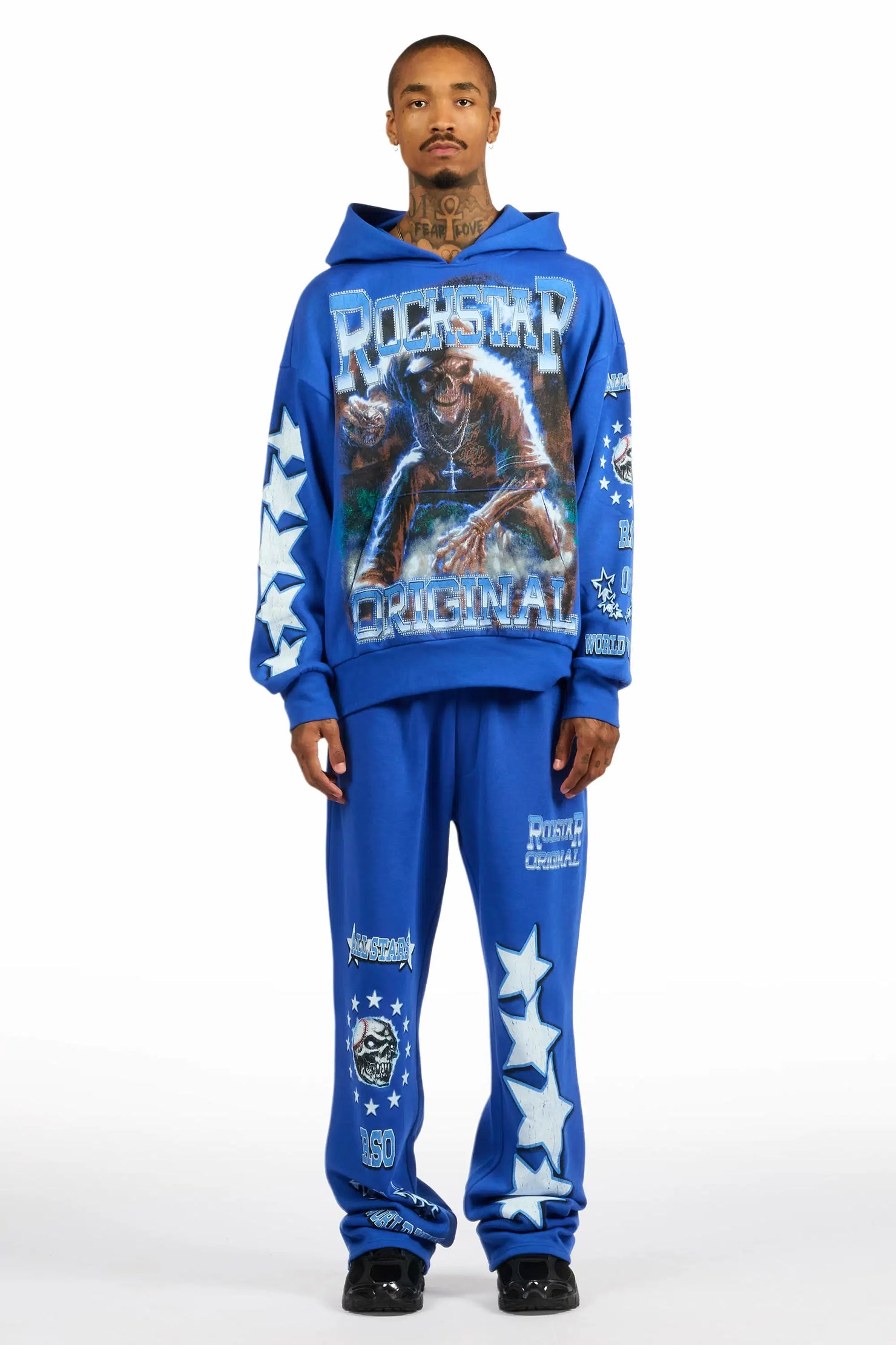 Marxe Royal Hoodie/Baggy Pant Track Set