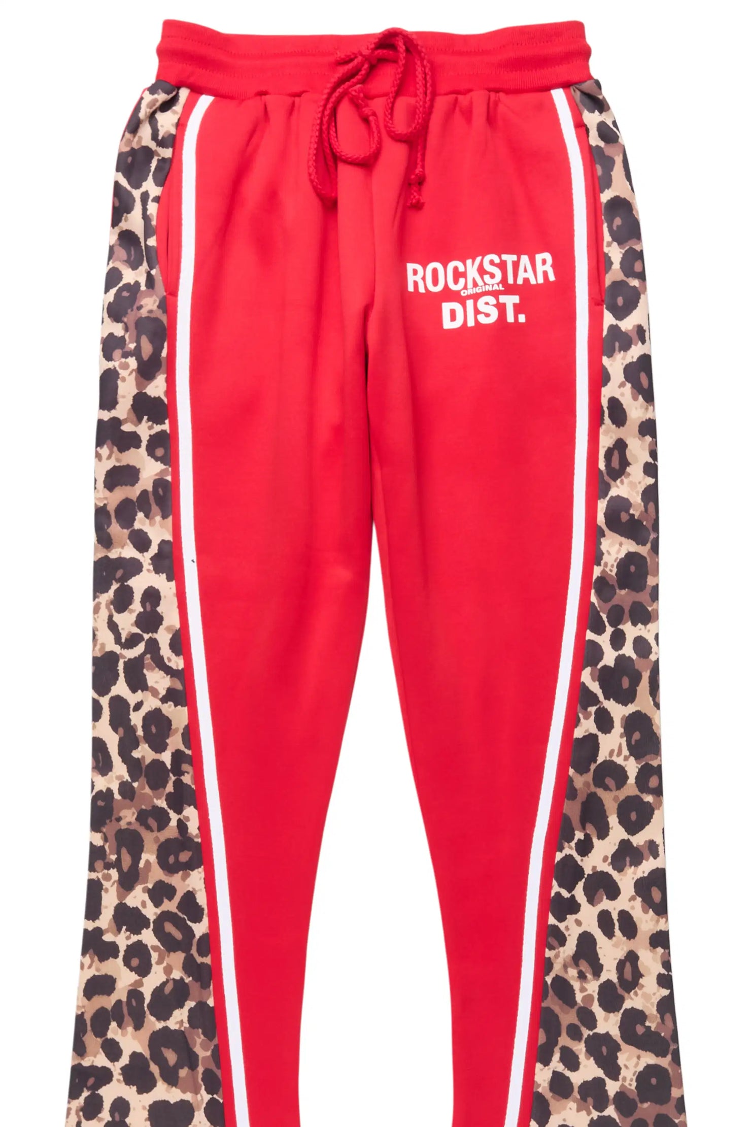 Soana Red Stacked Track Pant