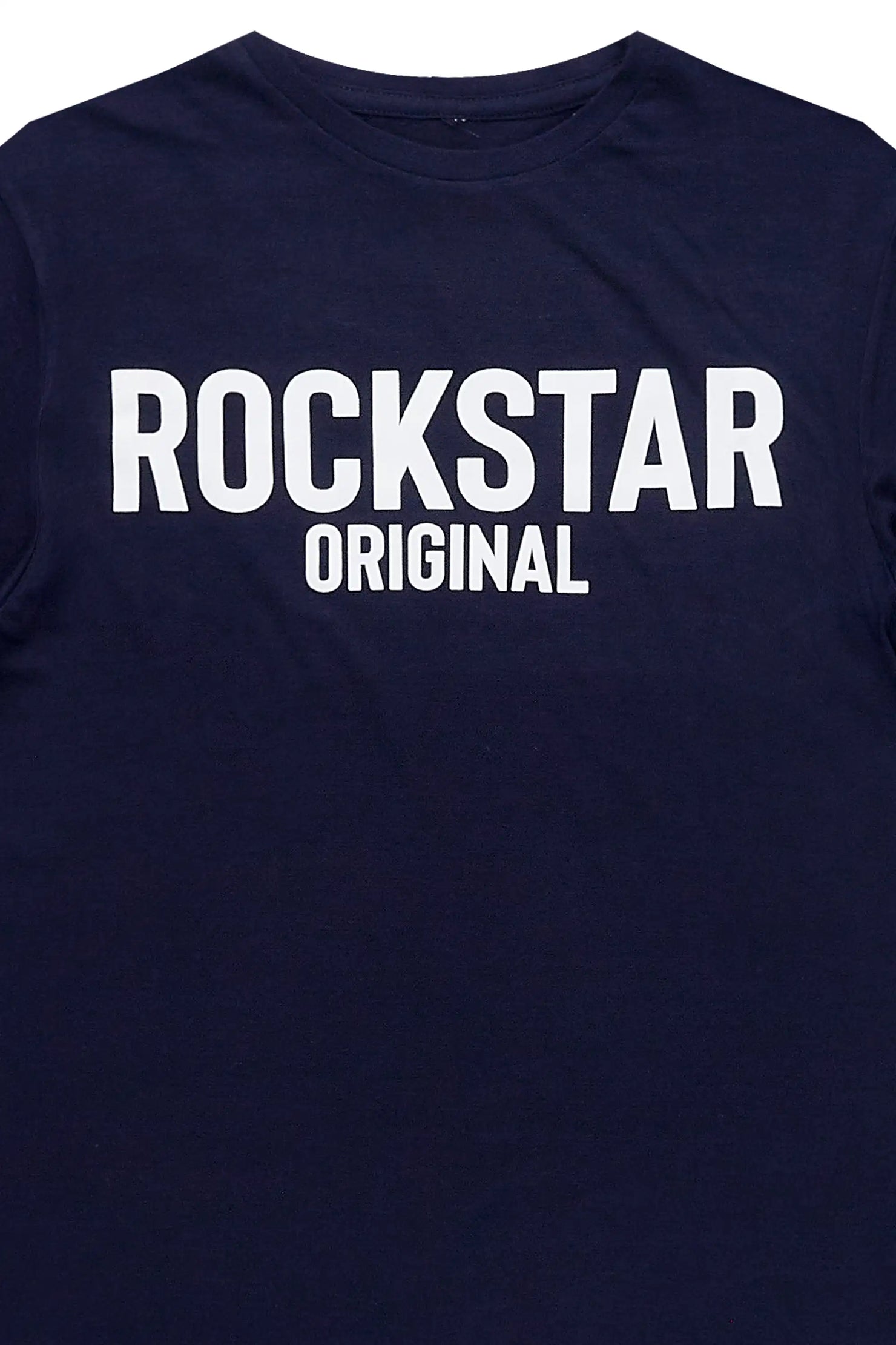 Boys Sana Navy/White Graphic T-Shirt