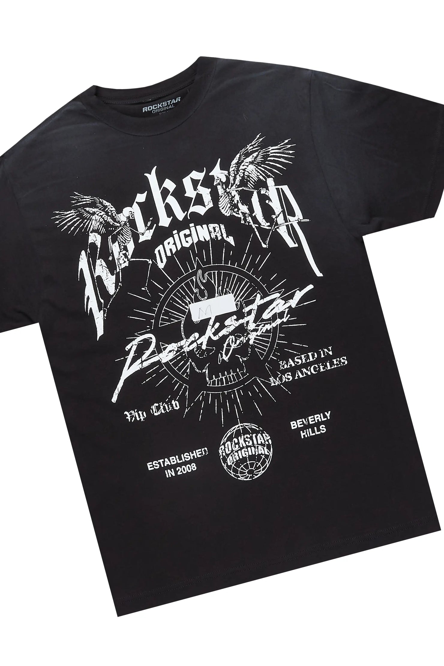 Tally Black T-Shirt/Stacked Track Set