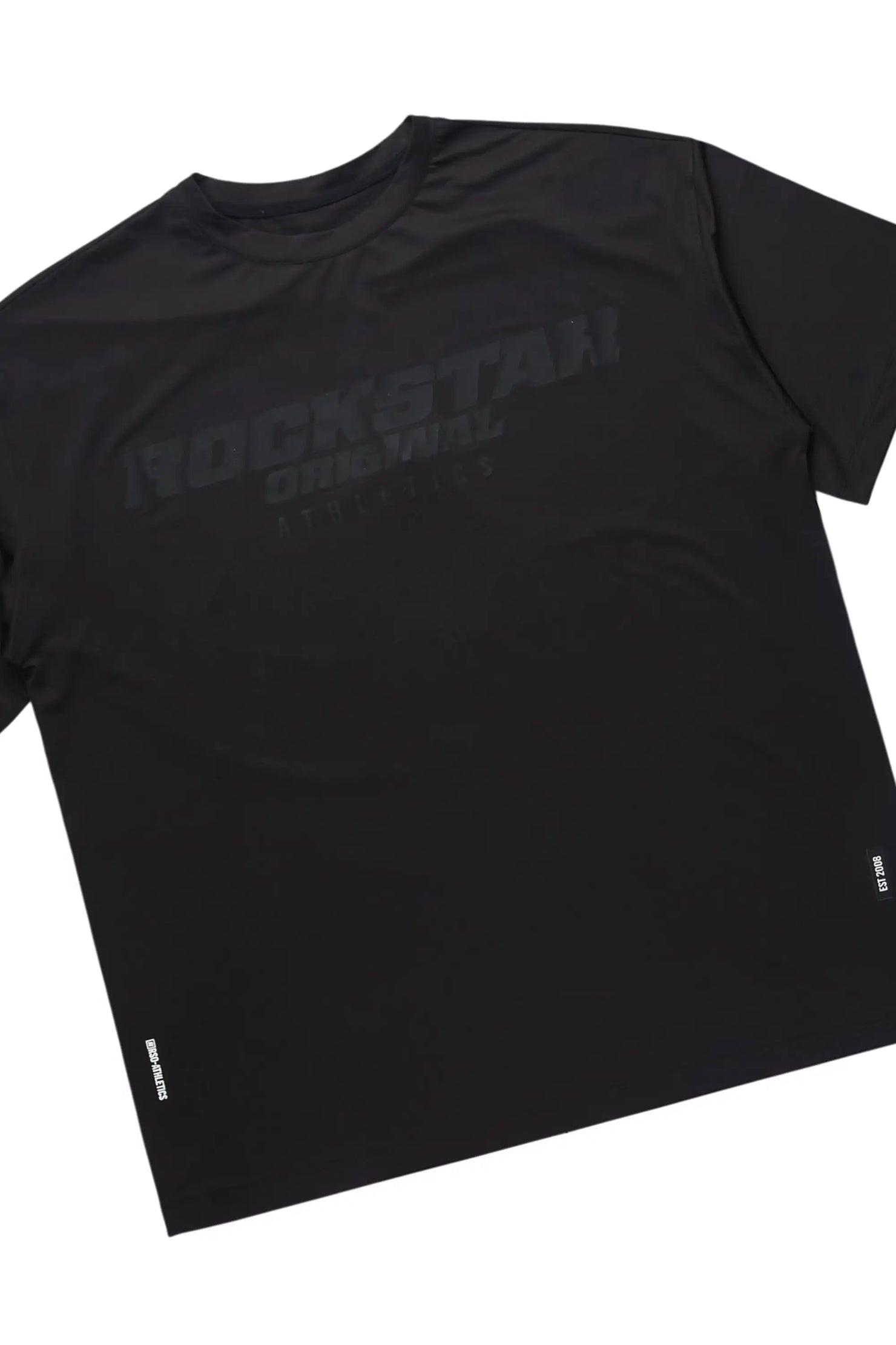 Strength Black T-Shirt Short Set