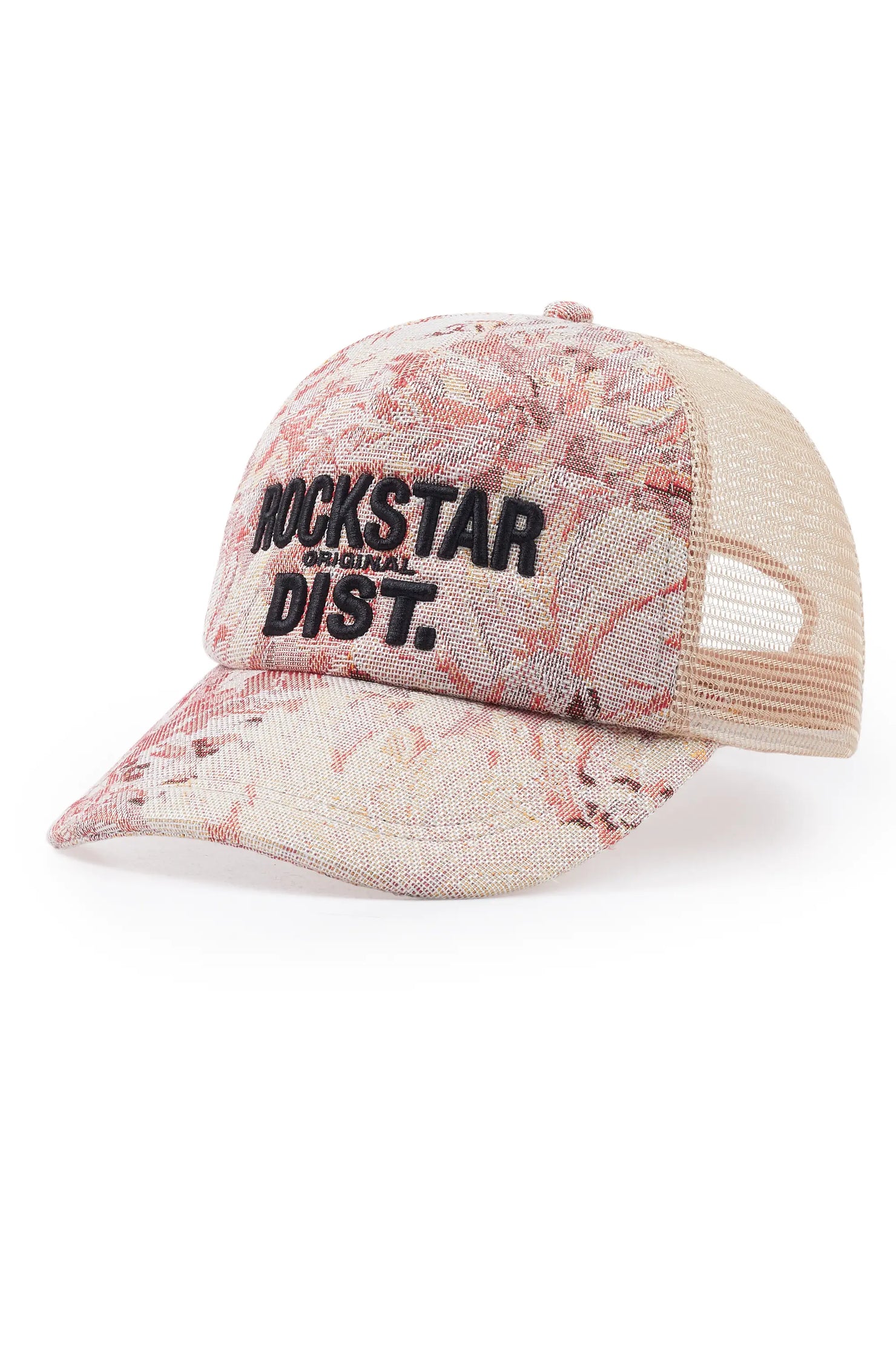 Teylor Pink Tapestry Trucker Hat