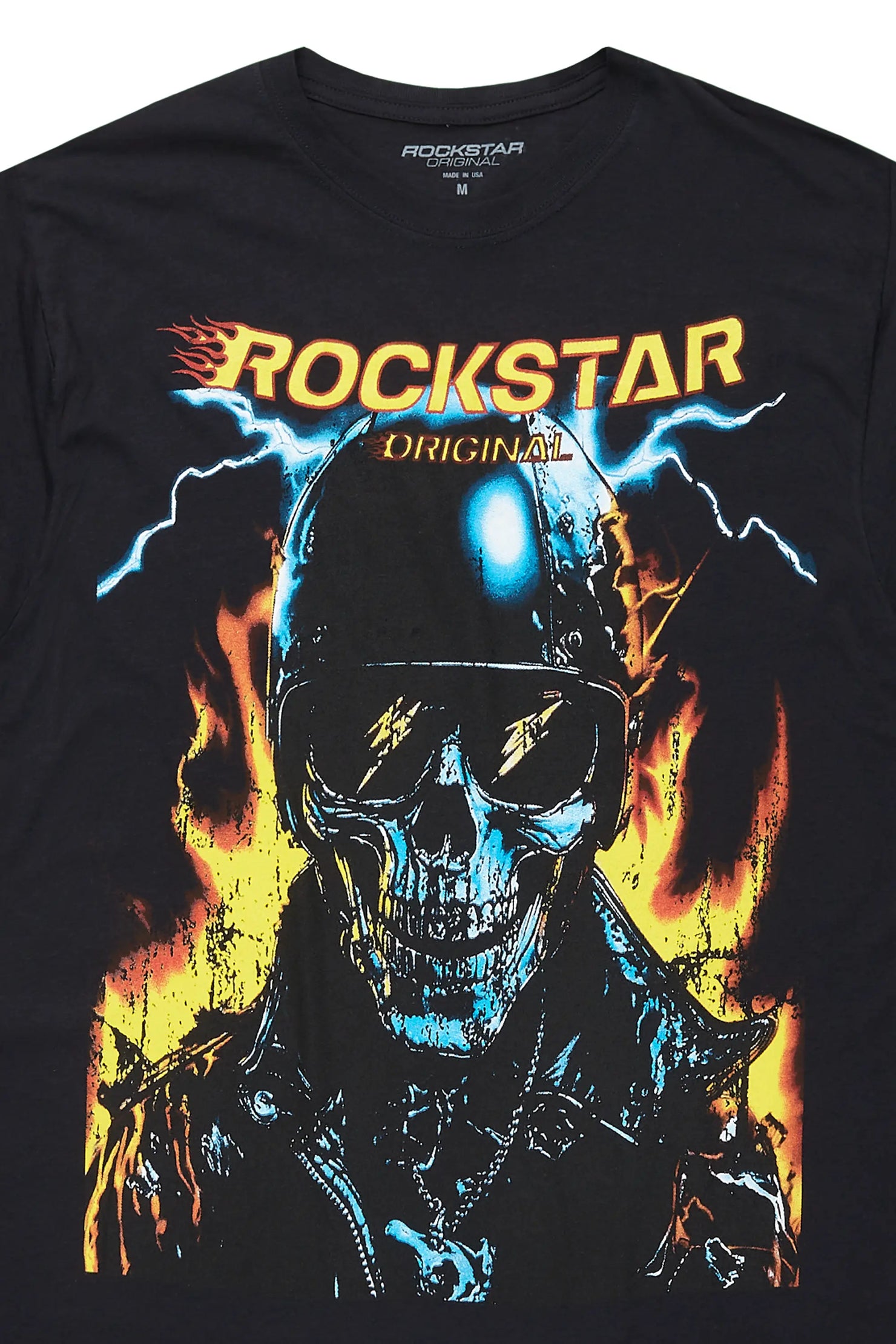 Balius Black Oversized Graphic T-Shirt