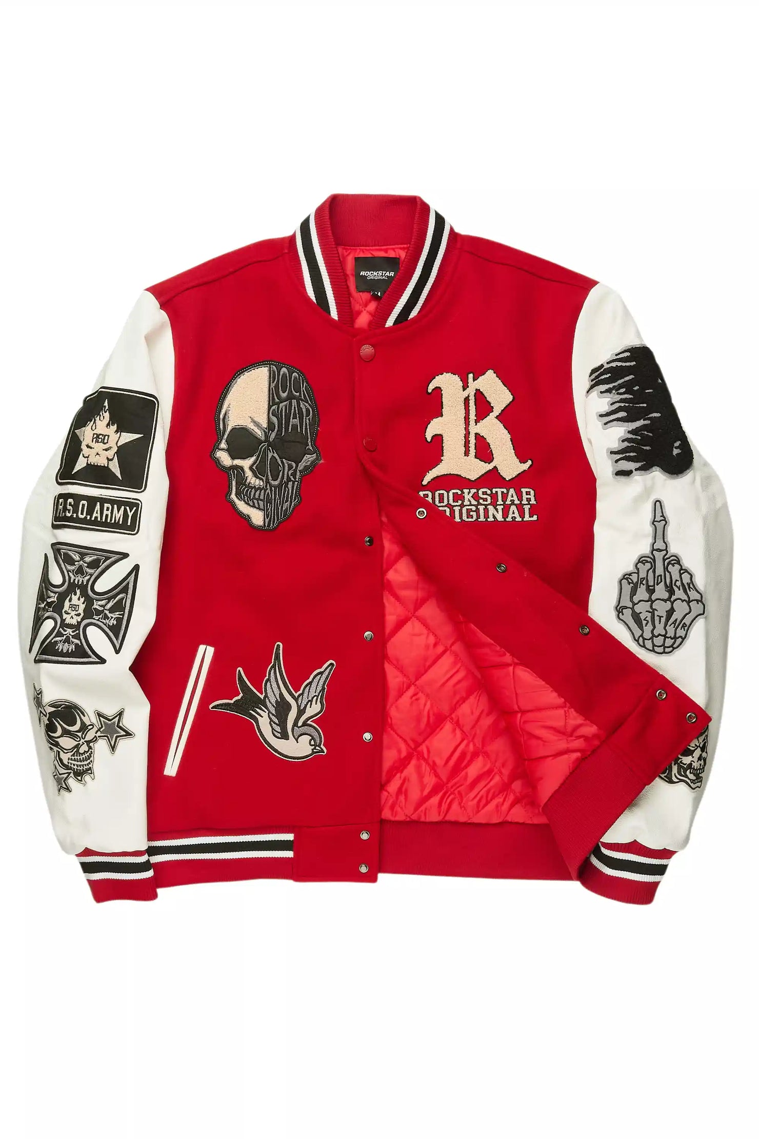 Vidar Red Varsity Jacket