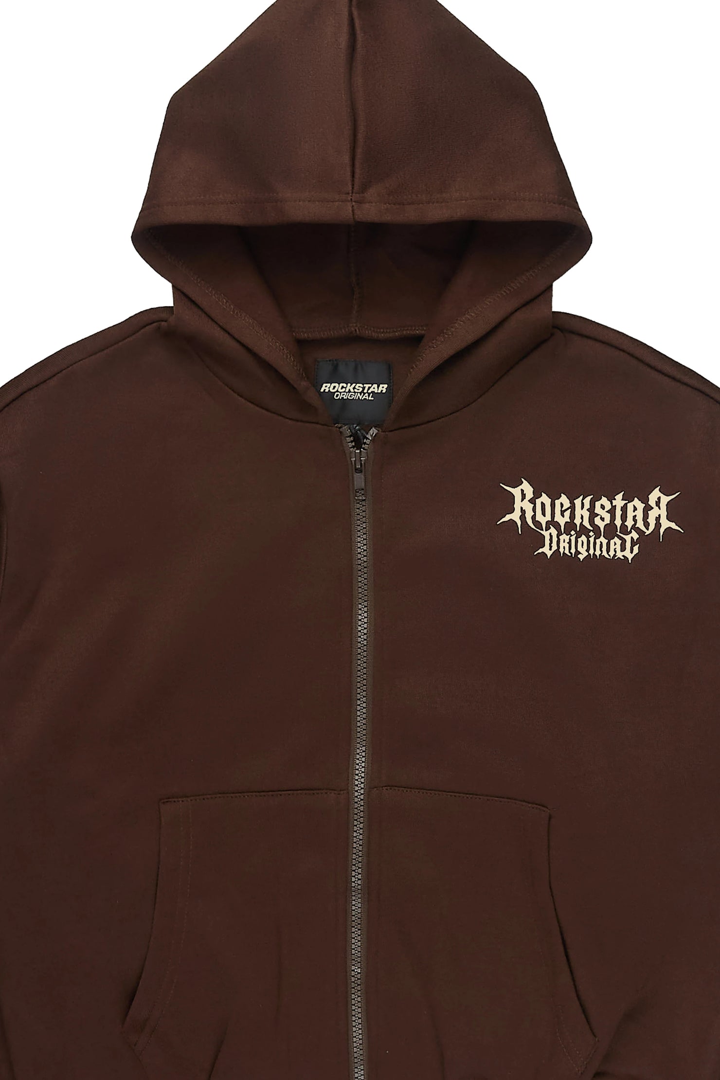Boys Twinkle 2.0 Cocoa/Khaki Zip Up Hoodie