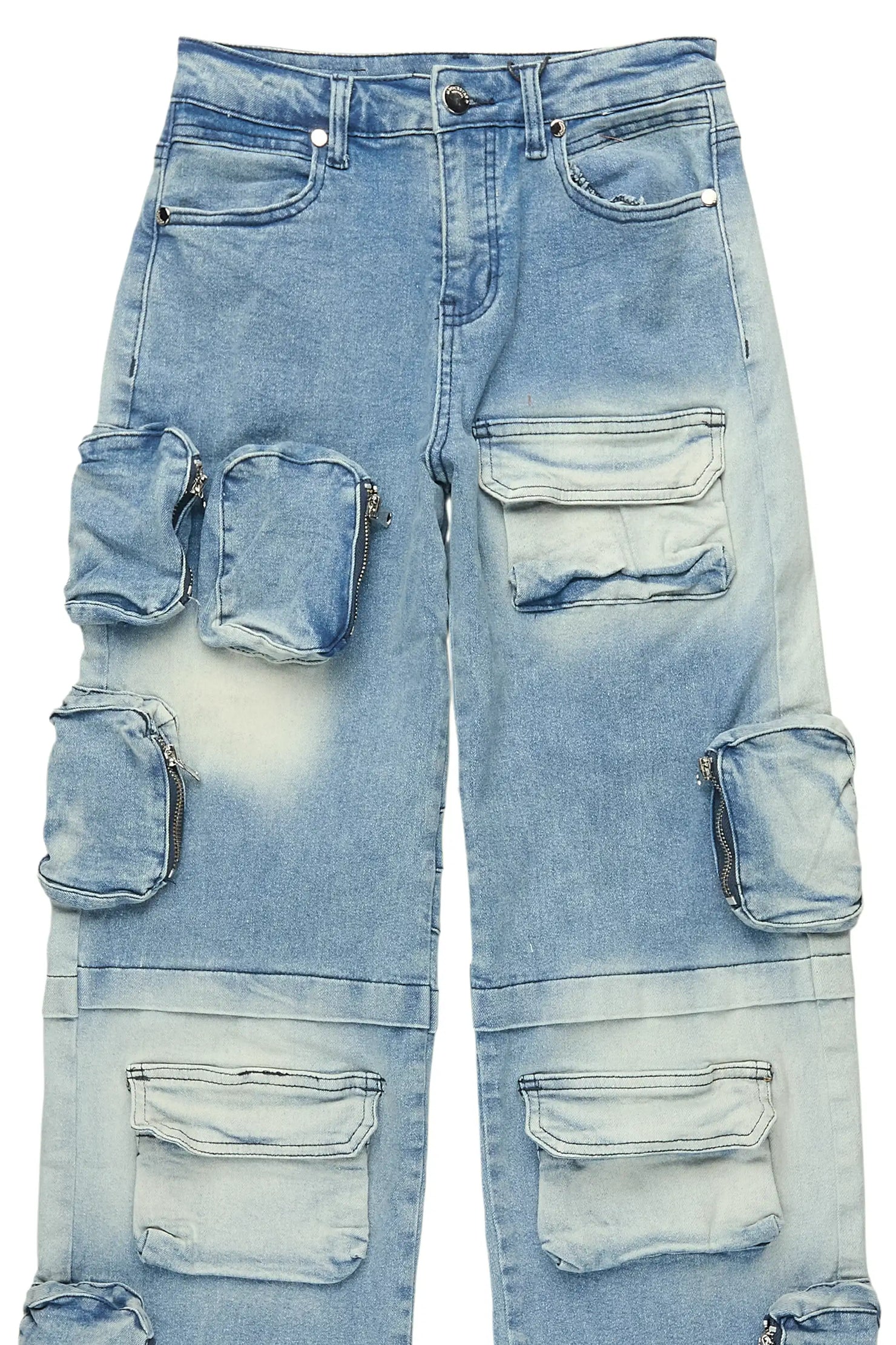 Boys Pocketeer Tint Baggy Fit Cargo Jean