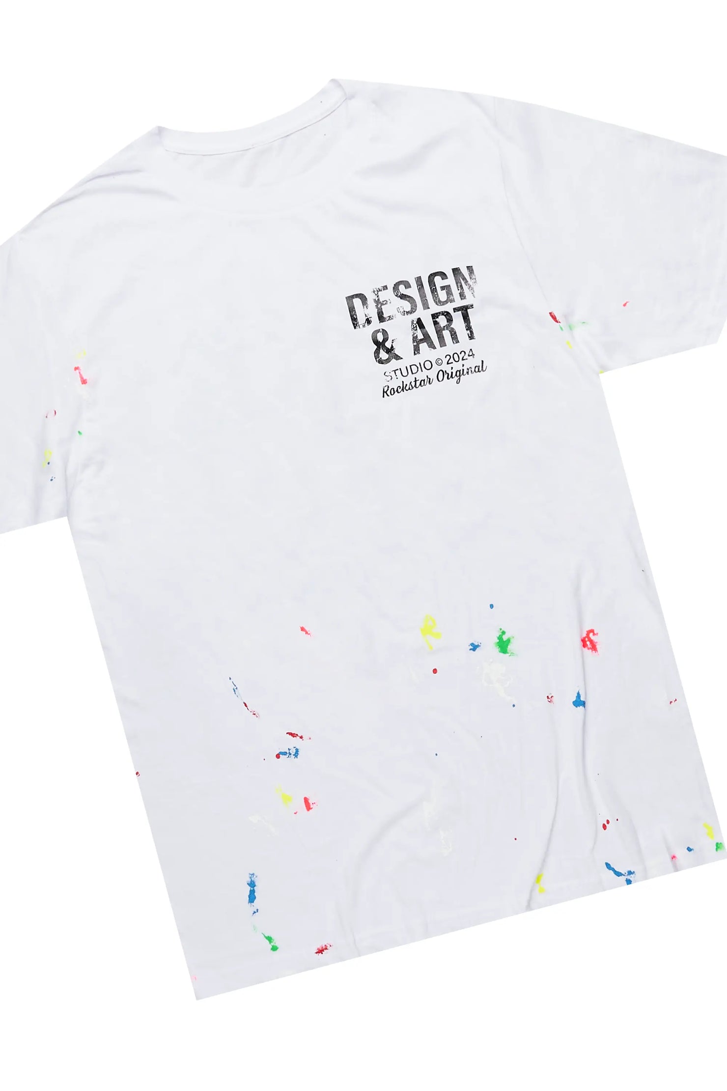 Mancha White/Orange T-Shirt Stacked Flare Track Set