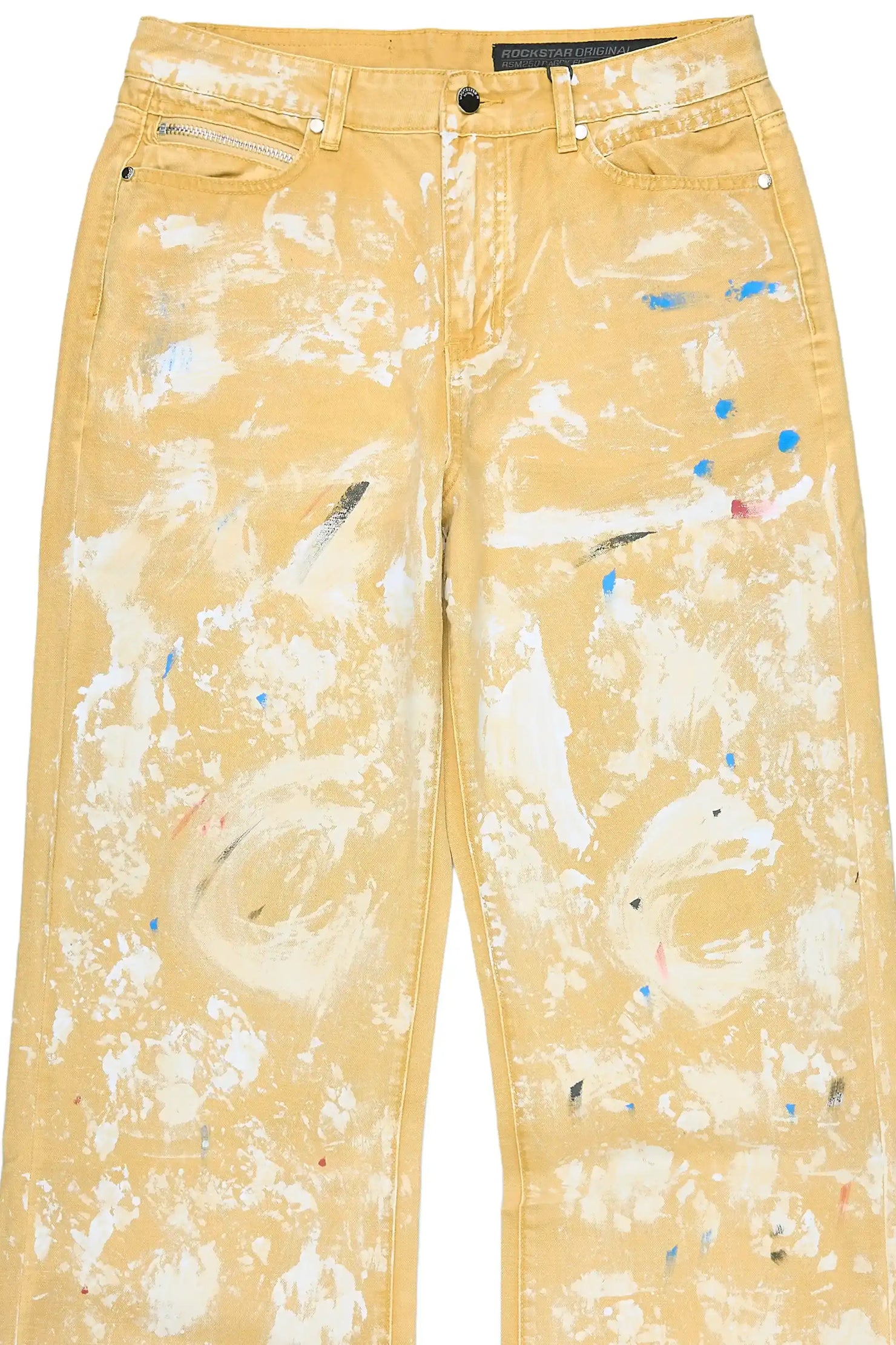 Novi Yellow Painter Baggy Fit Jean