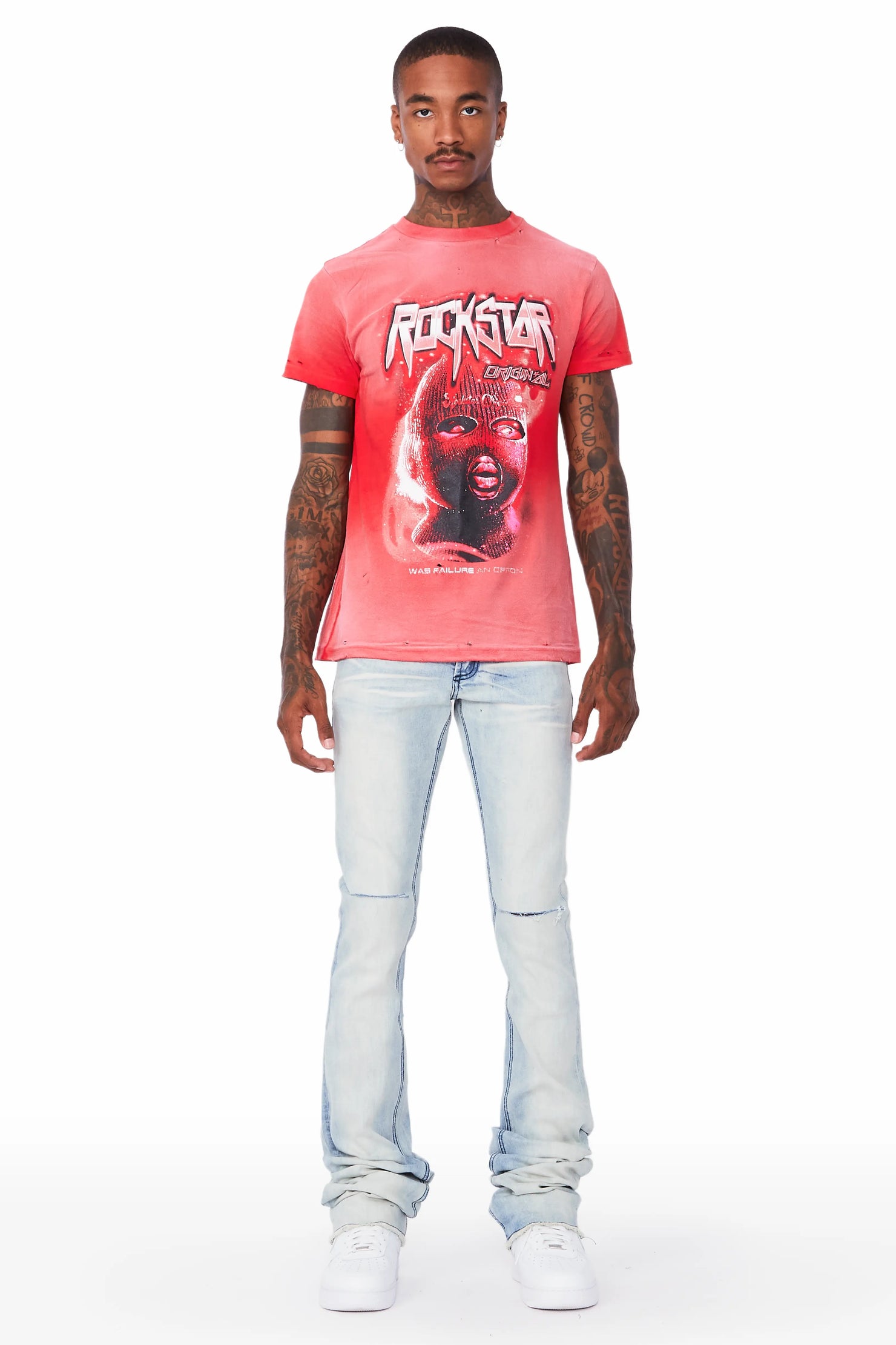 Josiah Blue Super Stacked Flare Jean