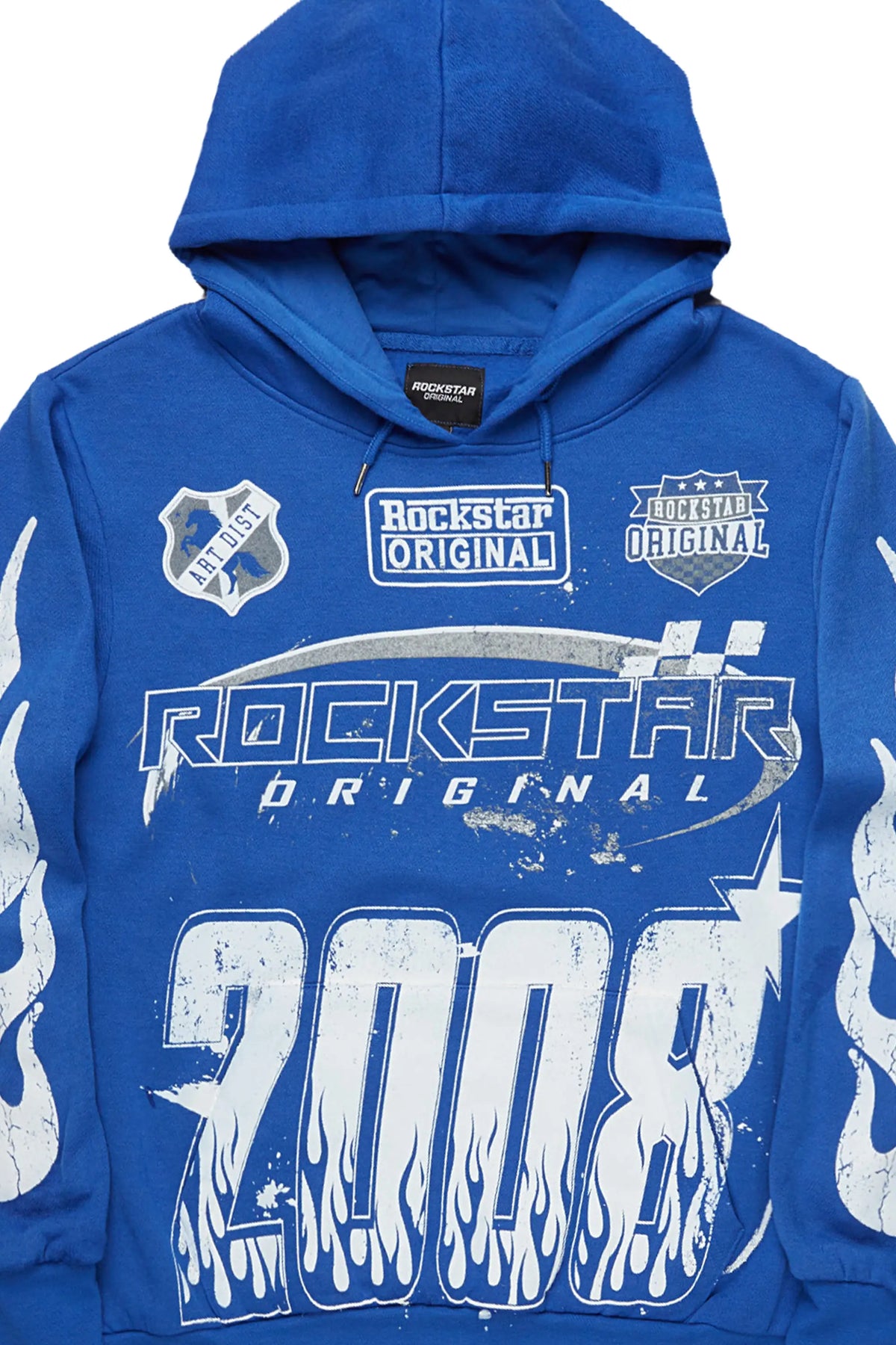 Amos Royal Blue Graphic Hoodie