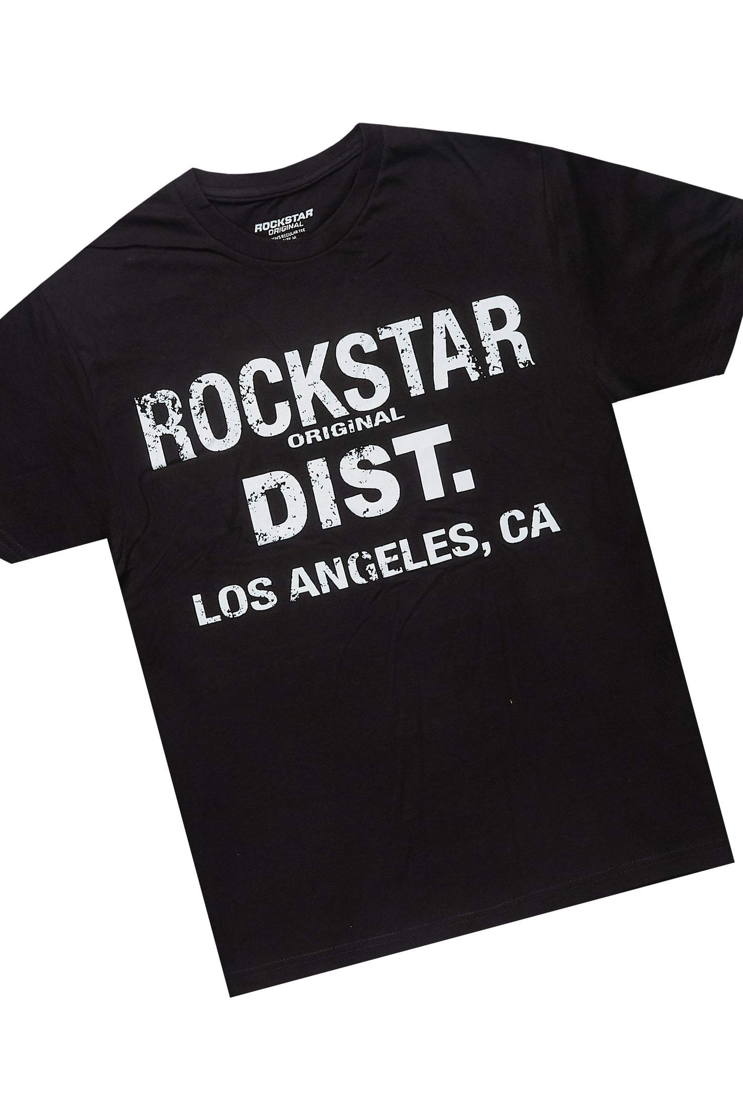 Lake Black/White T-Shirt/Dag Stacked Flare Jean Set