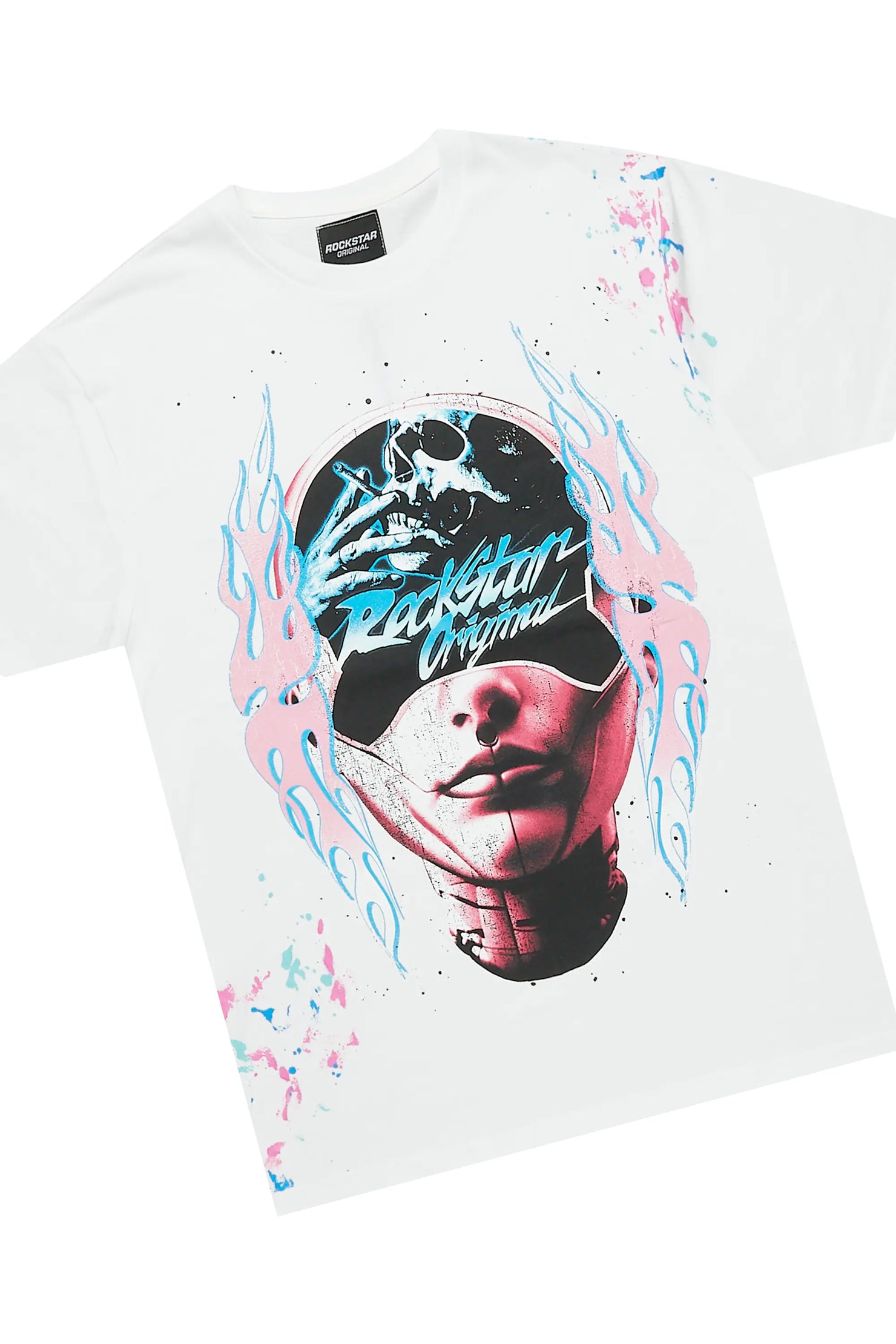 Adriaan White T-Shirt Short Set