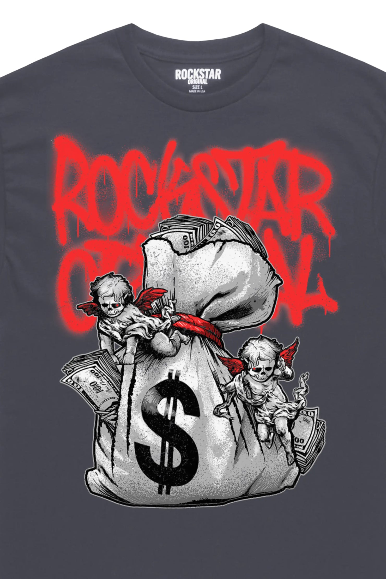 Spent Graphite Graphic T-Shirt