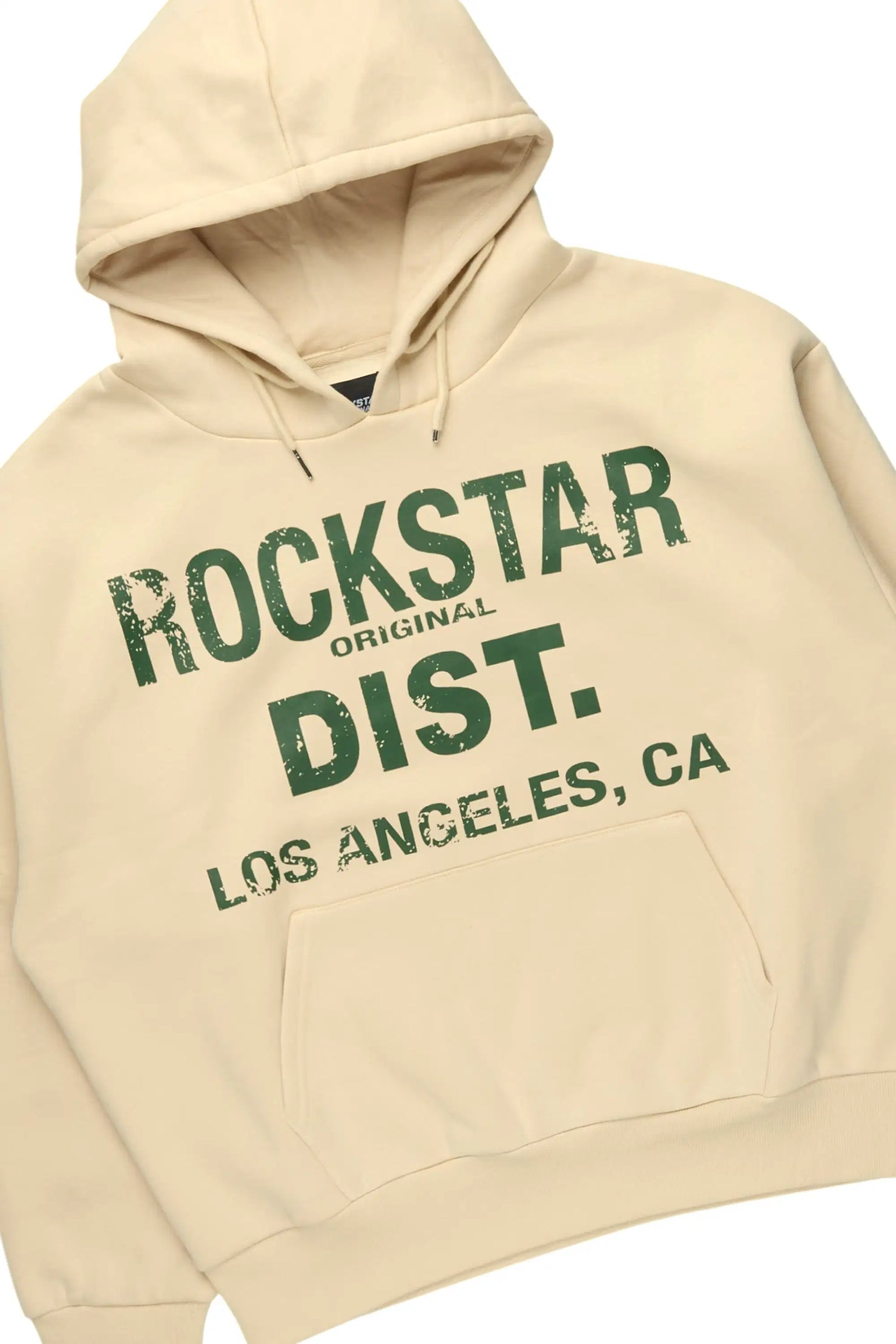 Saxon Beige Camo Hoodie/Stacked Flare Jean Set