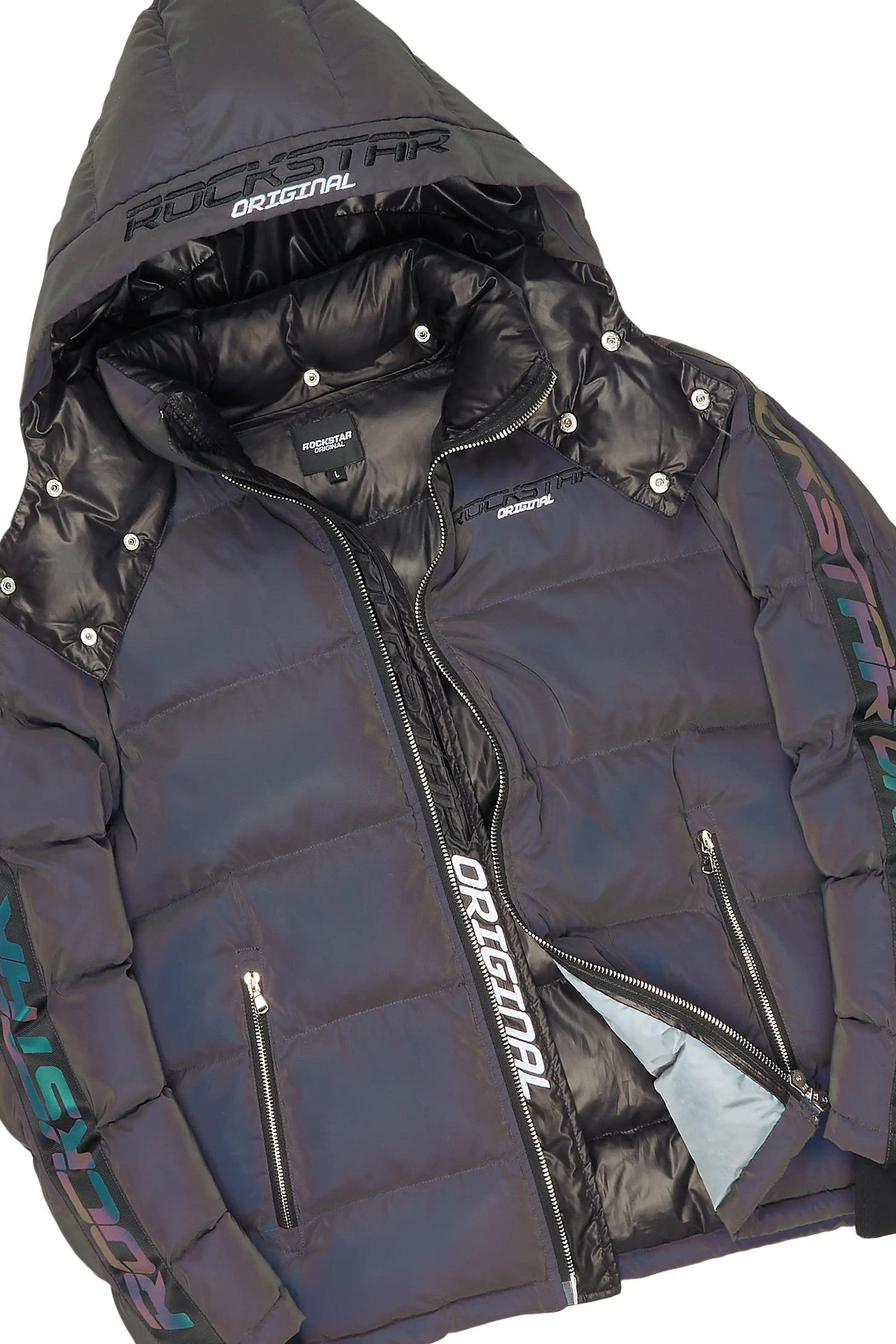 Magic Puffer & Florence Black Stacked Flare Jean Bundle