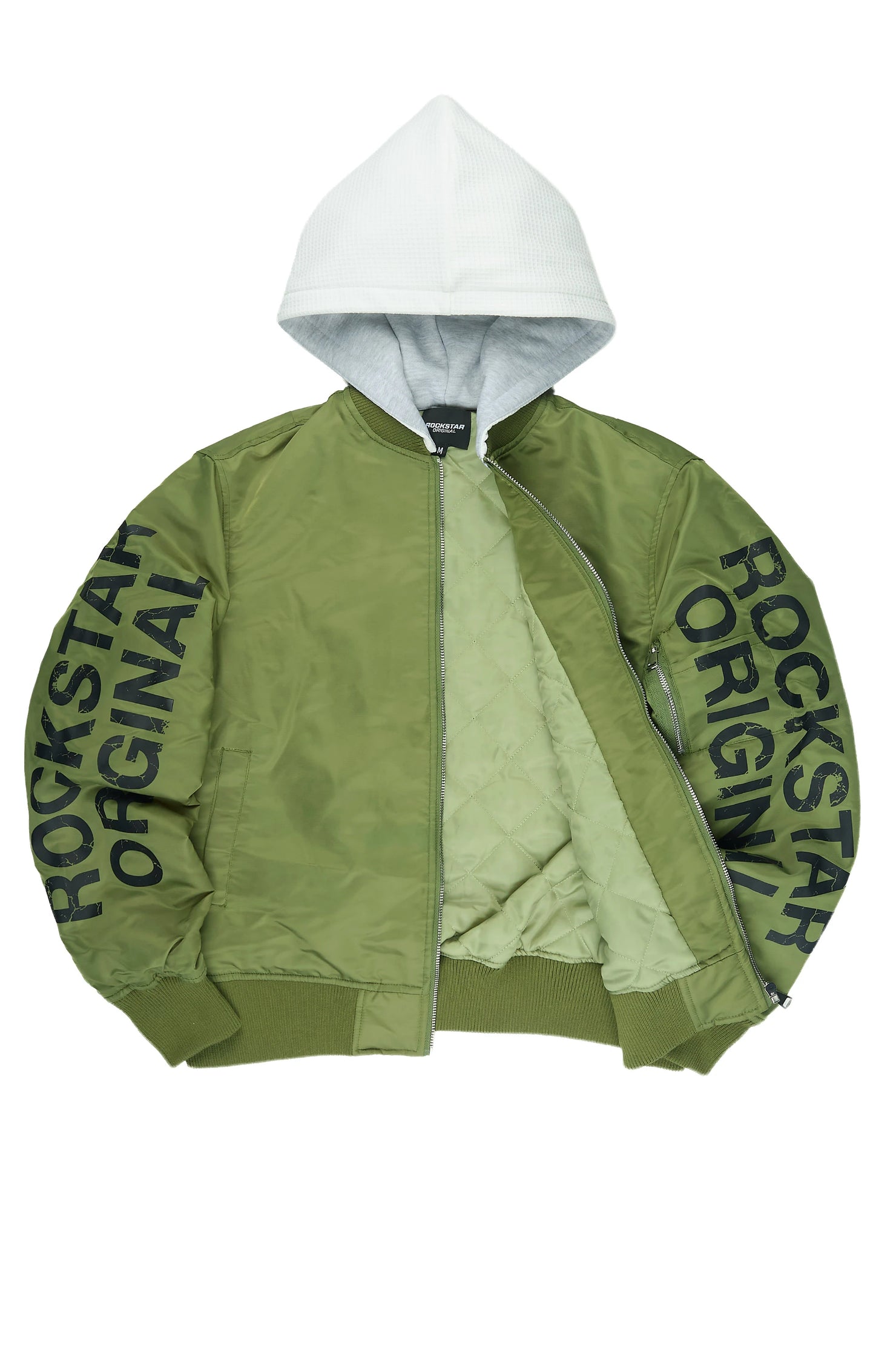 Aldrin Olive Bomber Jacket
