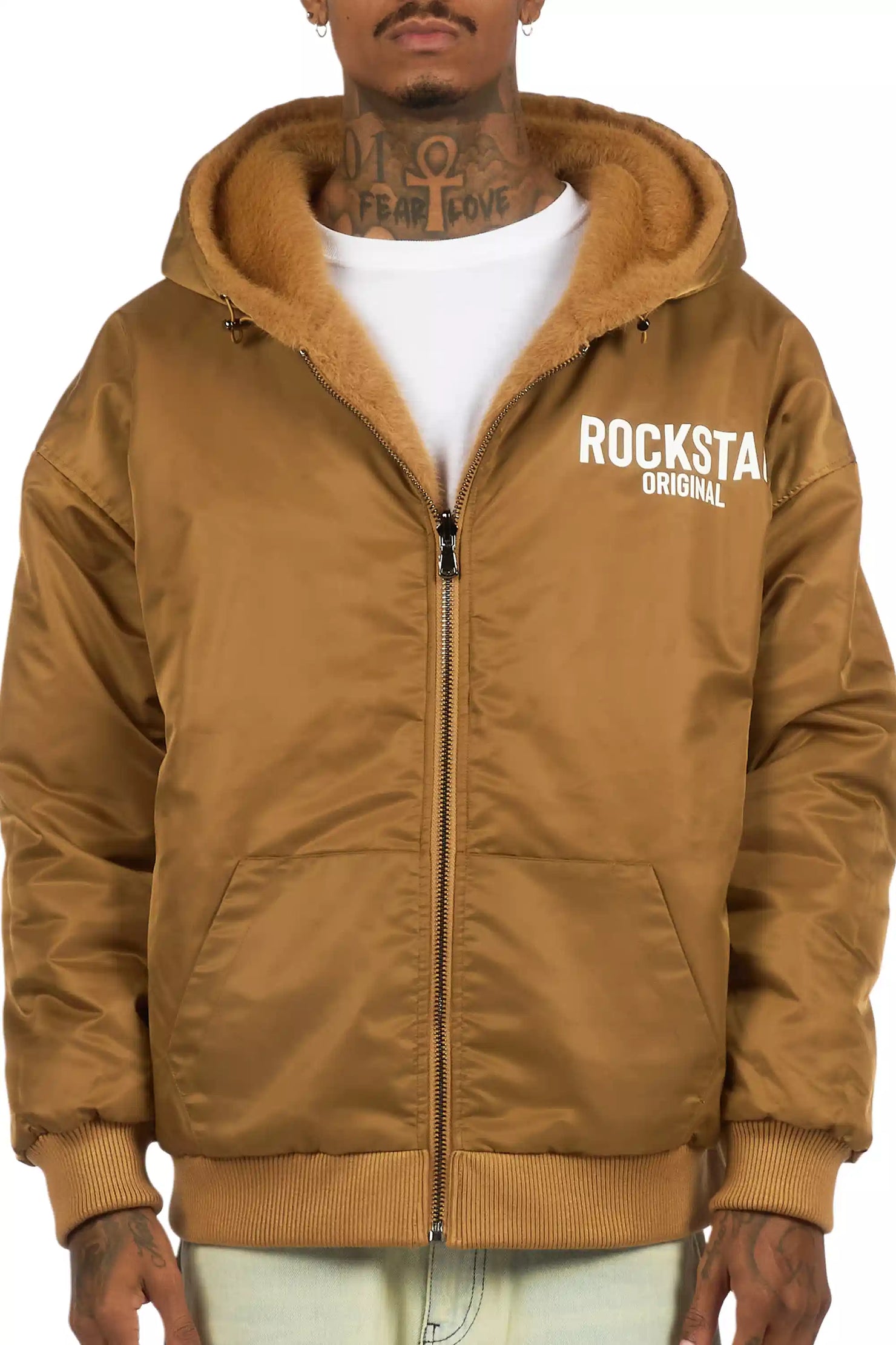 Iceevil Brown Fur Jacket