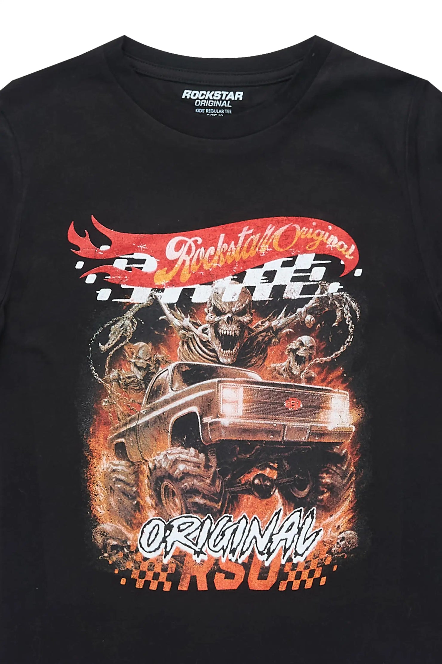 Boys Dreamer Black Graphic T-Shirt