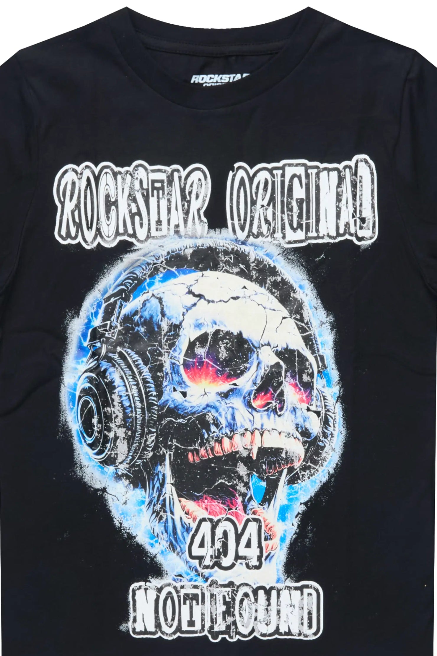 Boys Amare Black Graphic T-Shirt