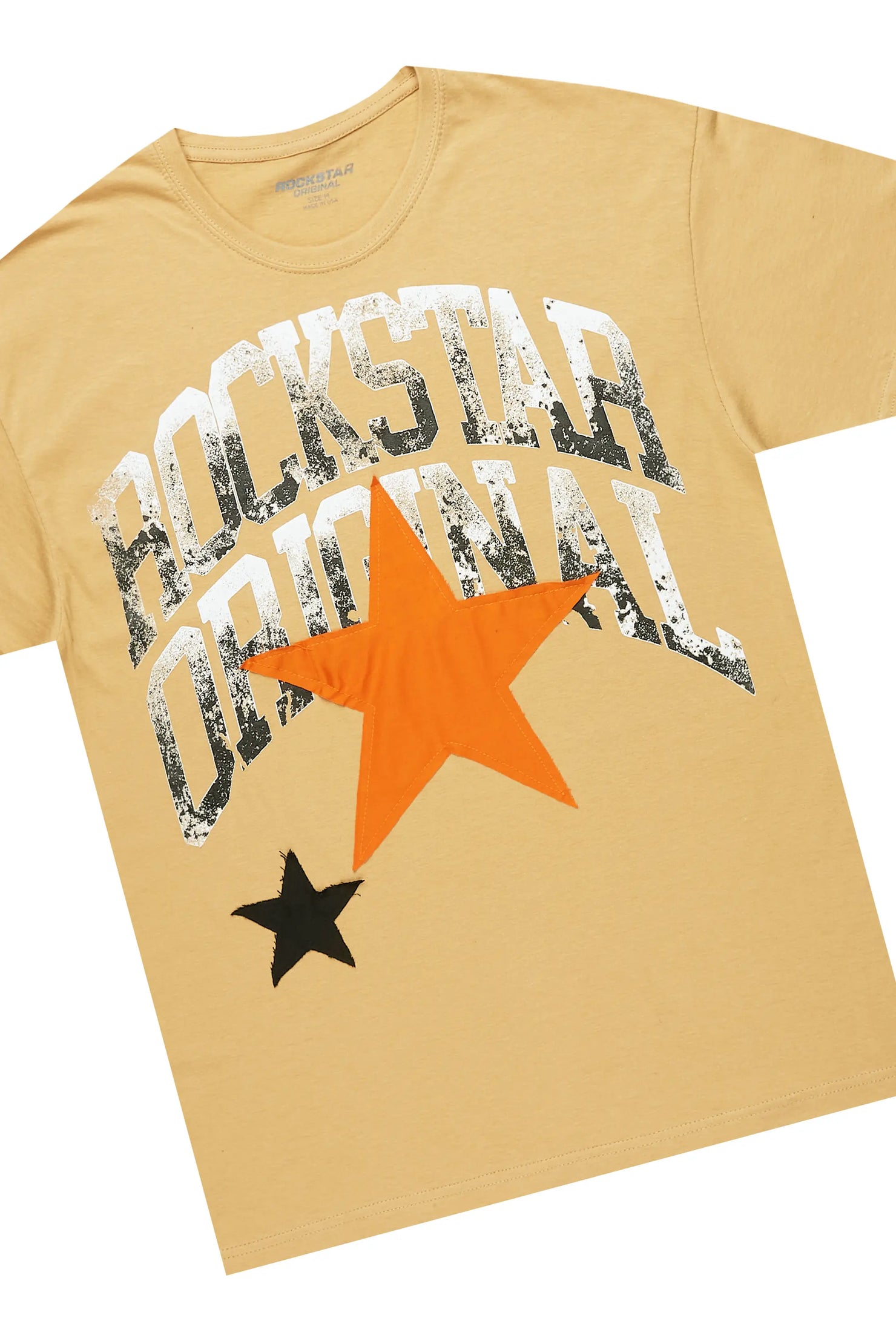 Dasan Beige T-Shirt Stacked Flare Jean Bundle