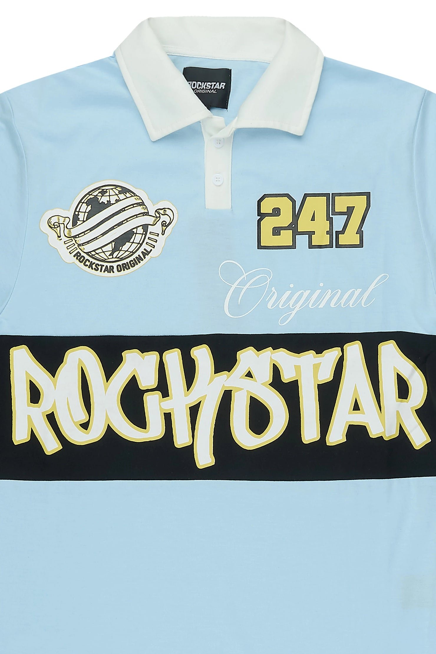 Boys Kenni Light Blue Polo