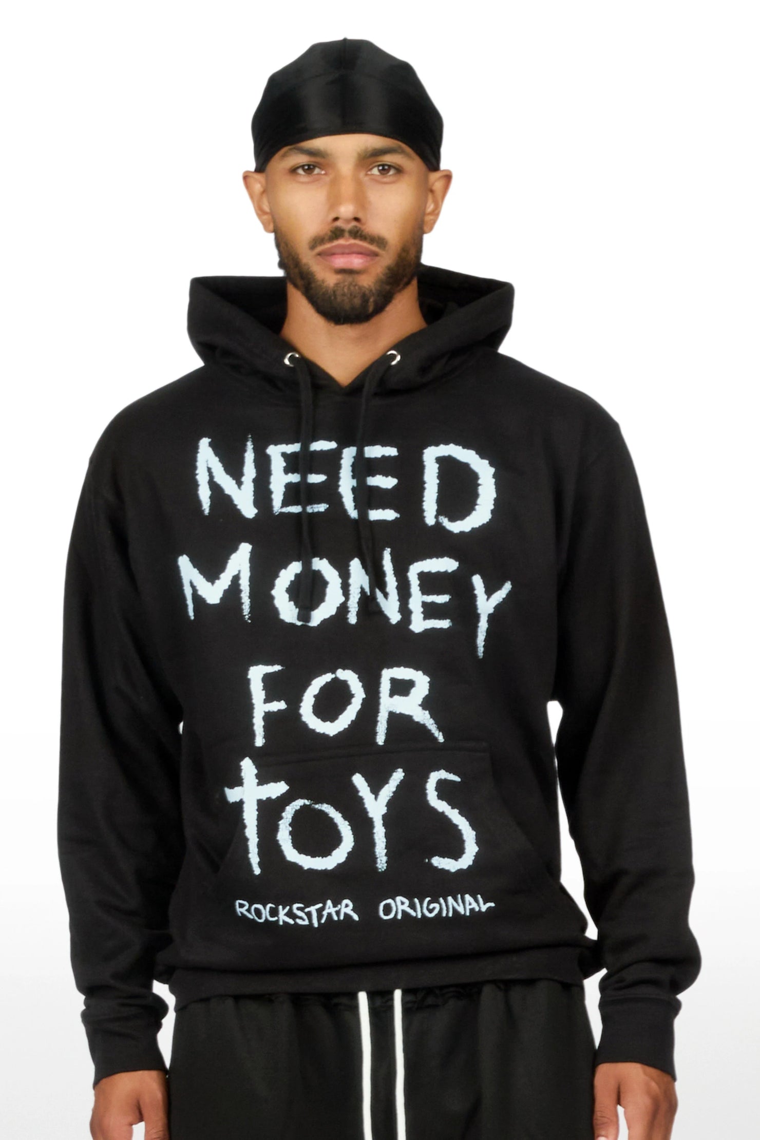 M4 Toys Black/White Graphic Hoodie