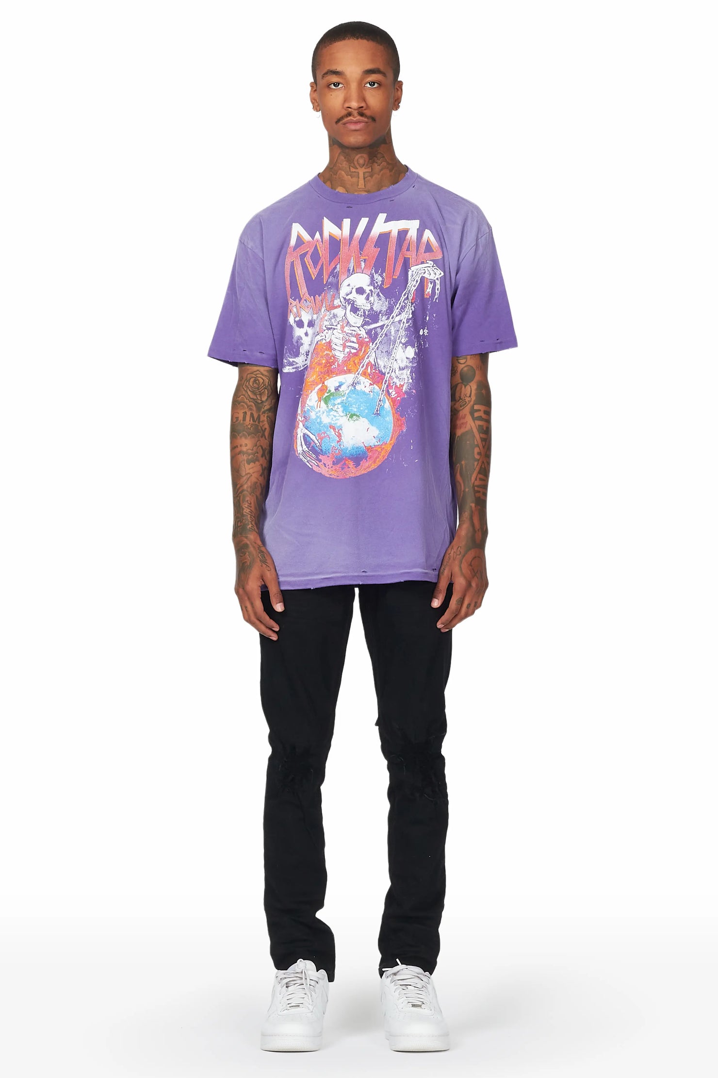 Vinny Jet Black Stretch Jean