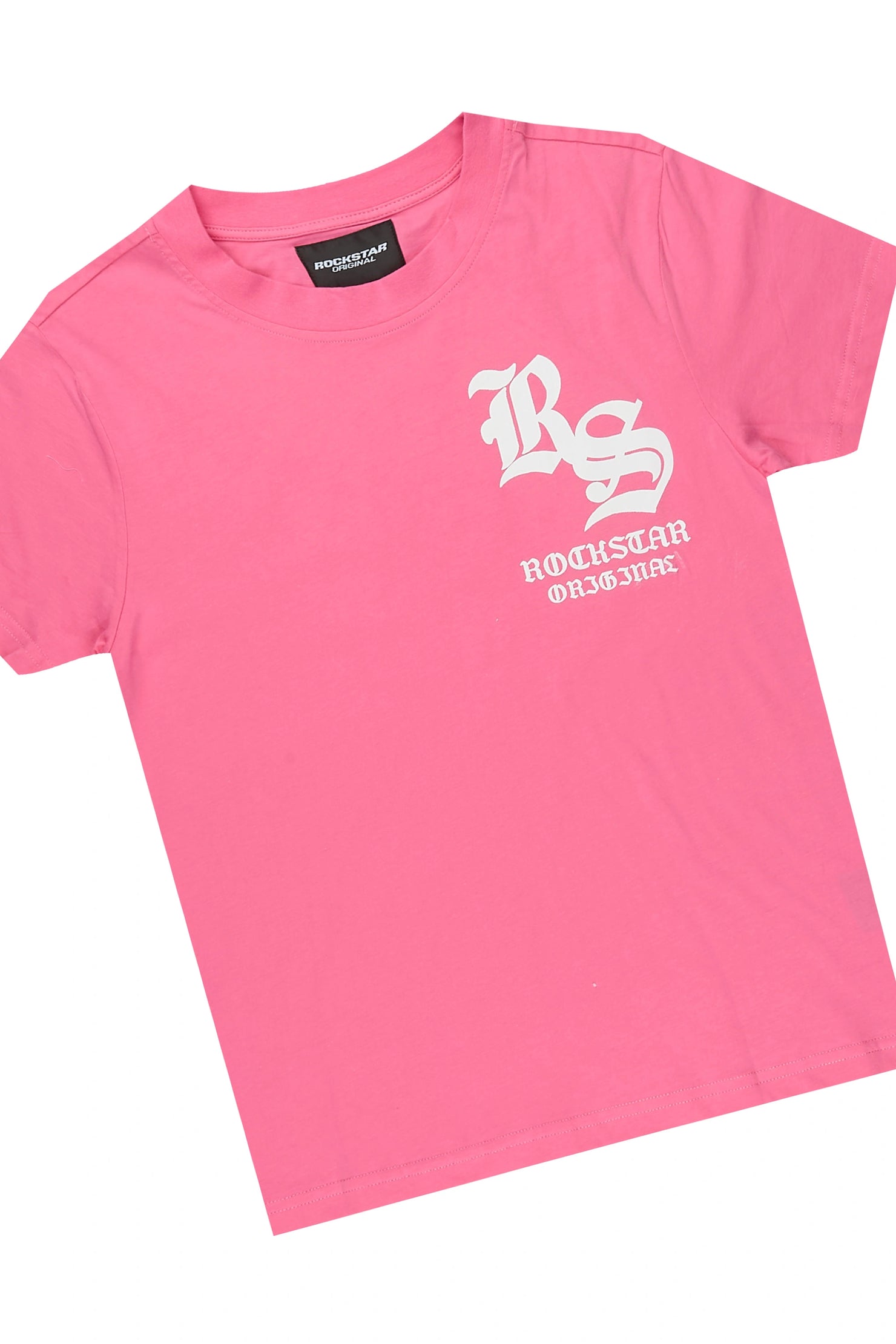 Girls Shironda Bubblegum T-Shirt Short Set