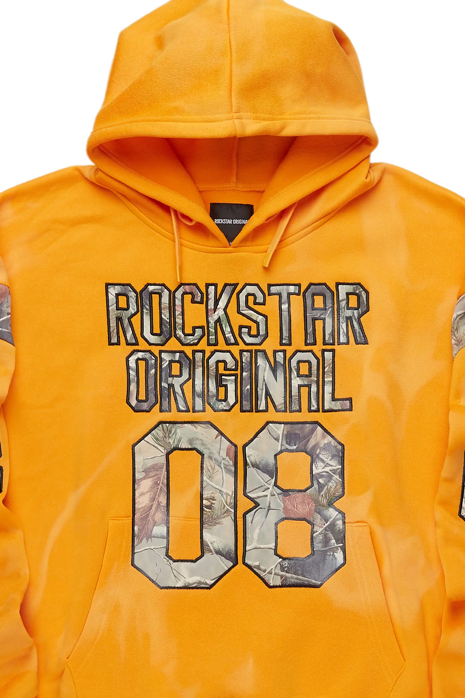 Atiya Orange Oversized Hoodie