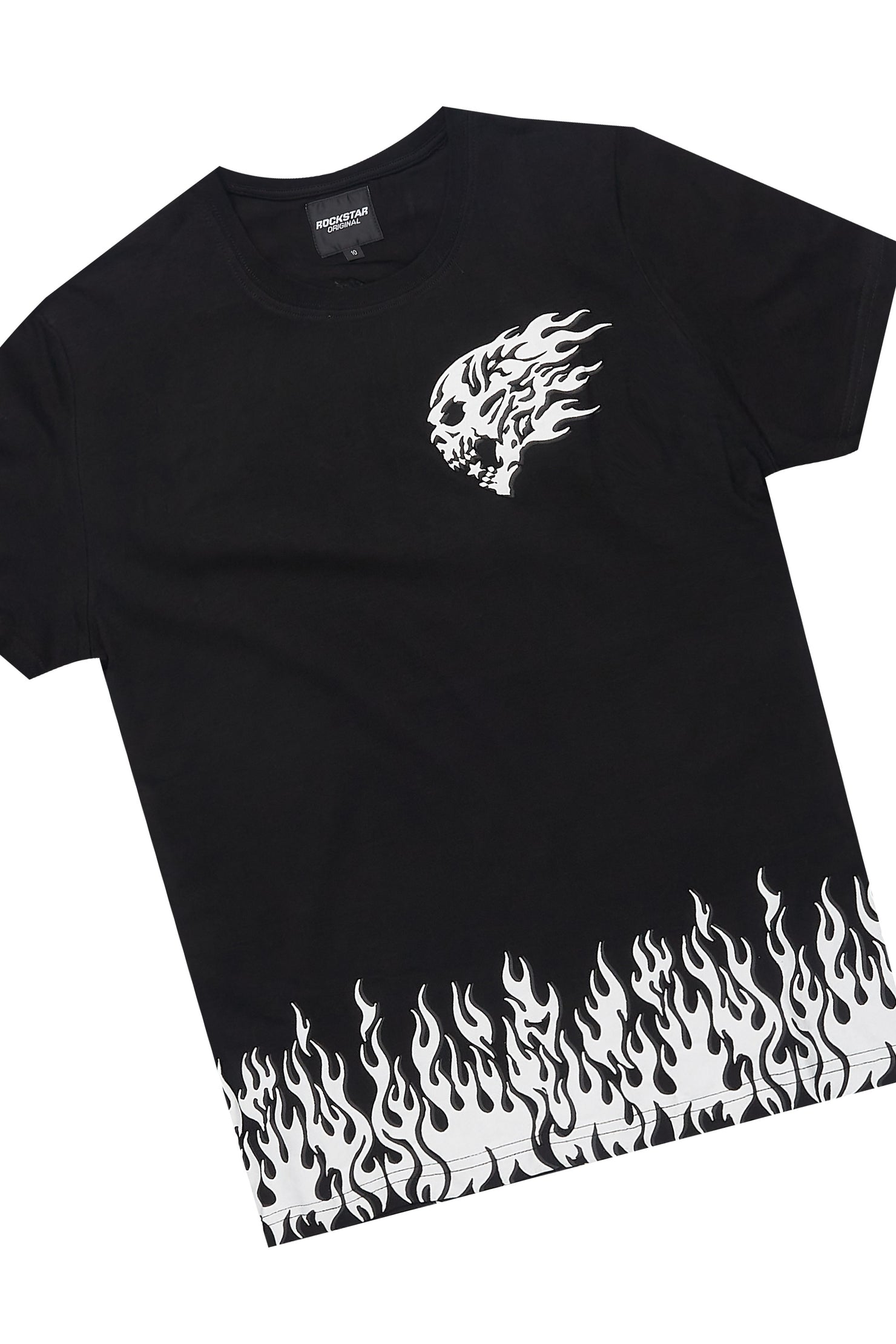 Boys Bubble Black T-Shirt/Short Set