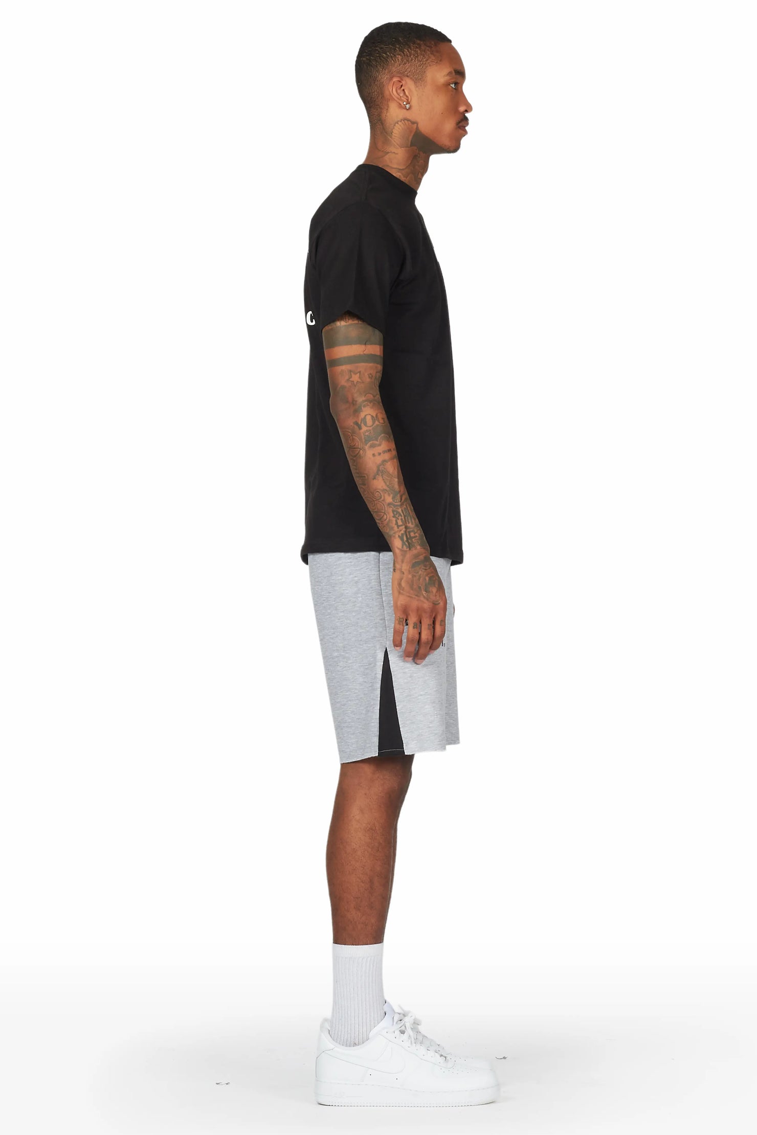 Buck 3.0 Black/Grey T-Shirt Short Set