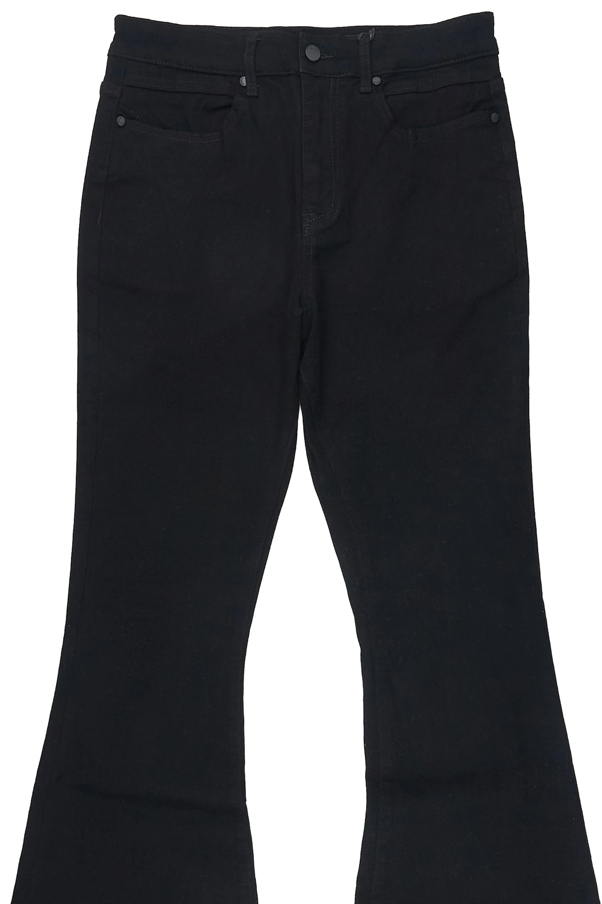 Lykes Black Super Flare Jeans