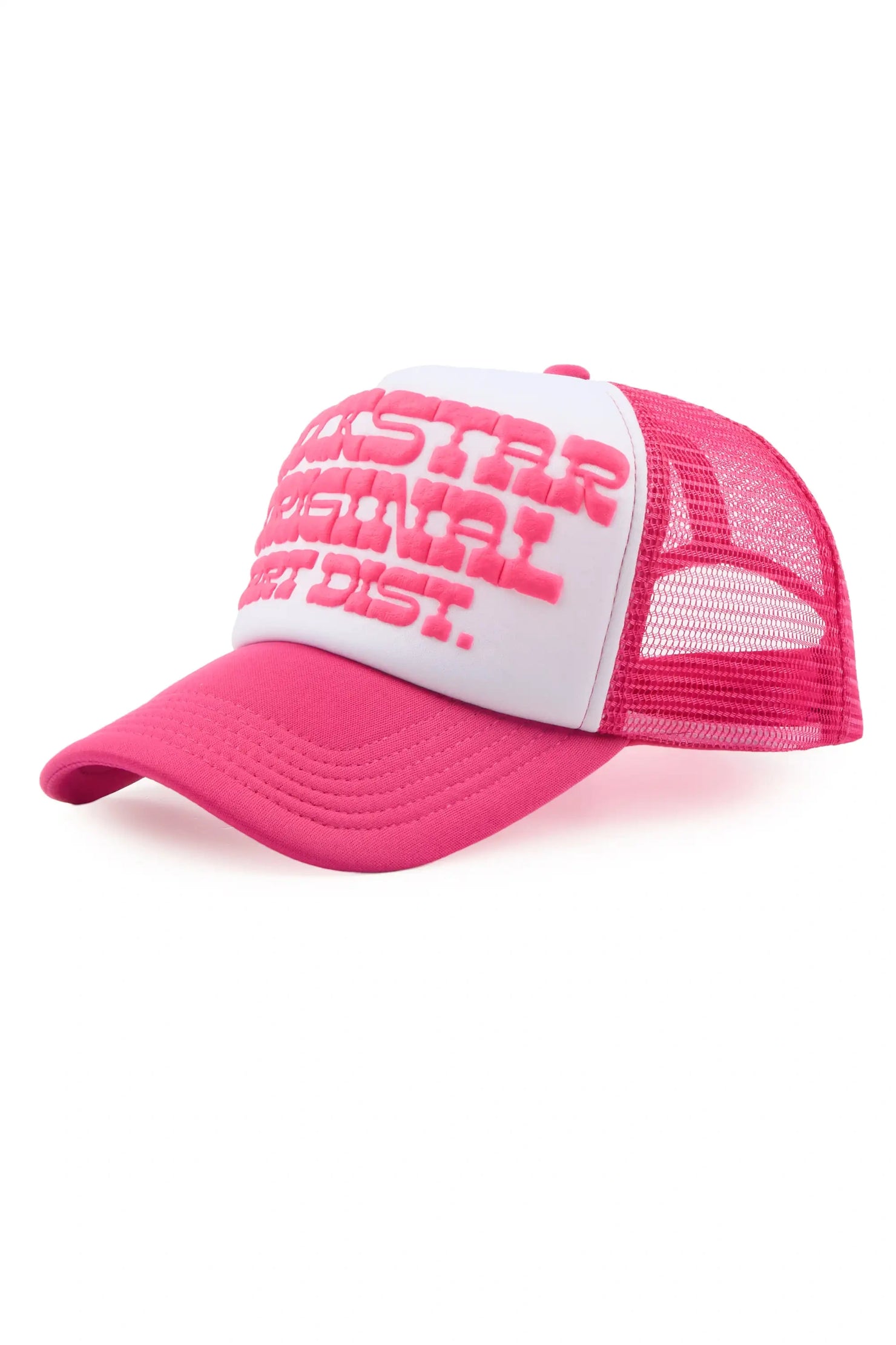 Kennedie Pink/White Trucker Hat