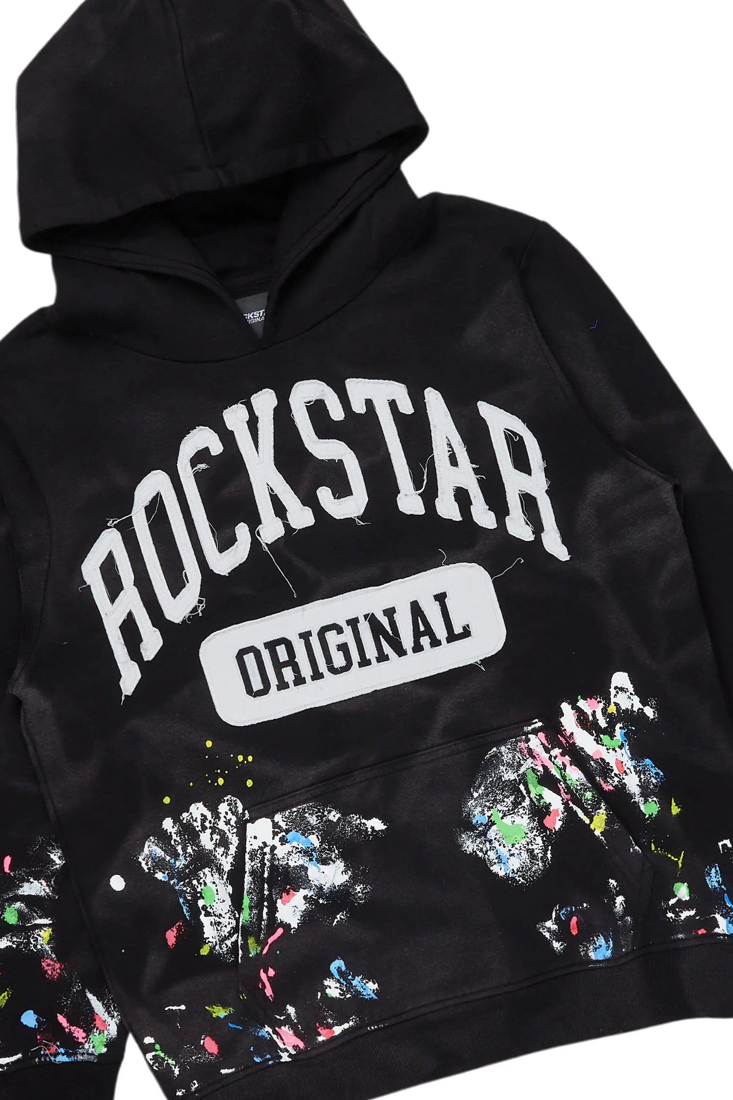 Balta Black Hoodie/Super Stacked Flare Jean Bundle