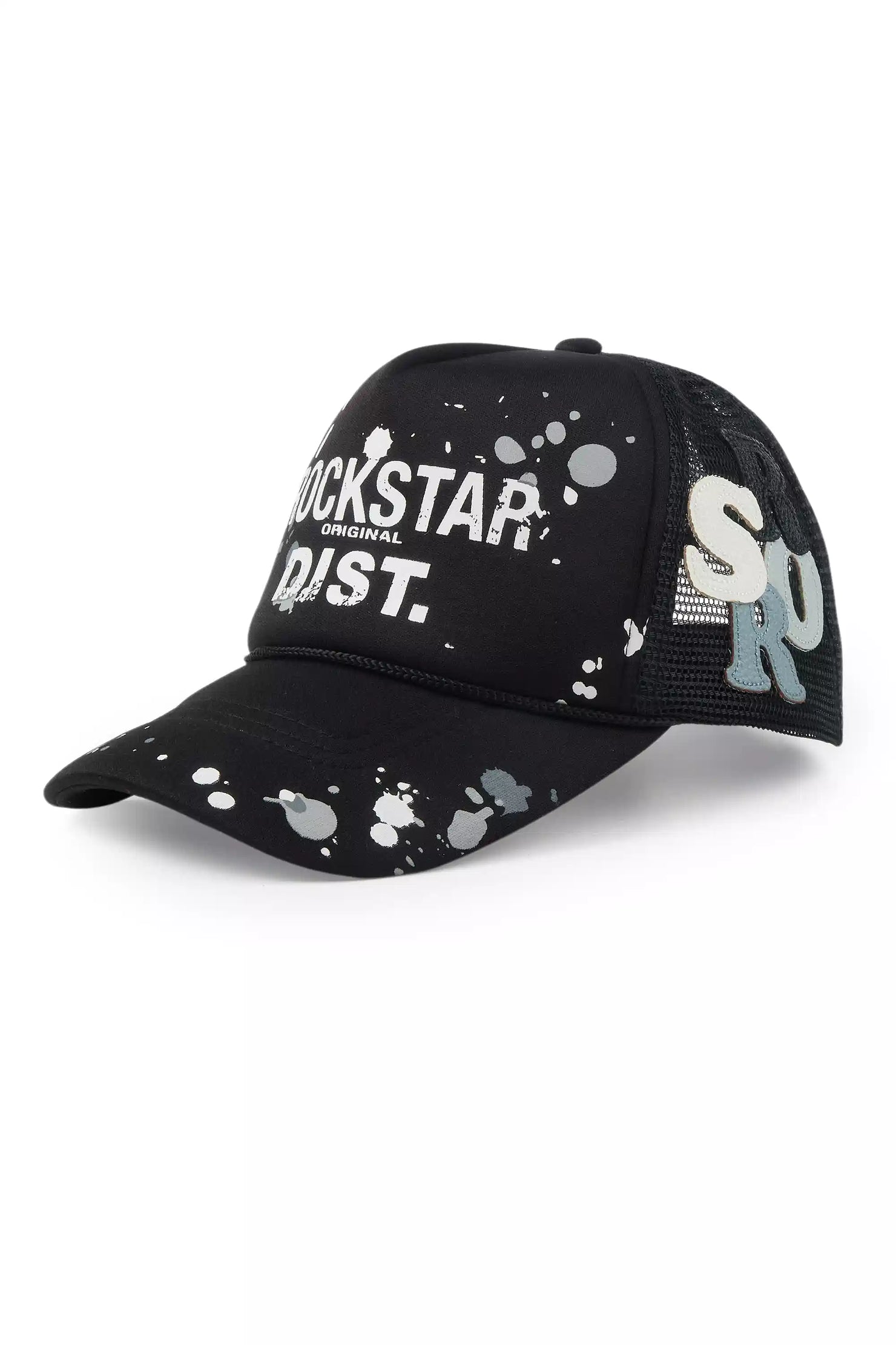 Platon Black Graphic Trucker Hat
