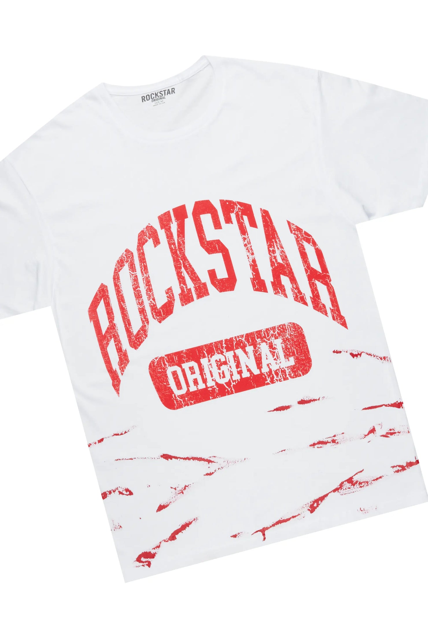 Hugin White/Red T-Shirt/Stacked Flare Track Set
