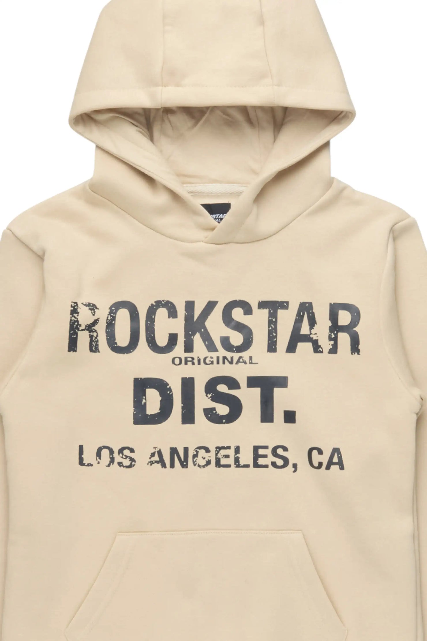 Boys Koen Beige Graphic Hoodie