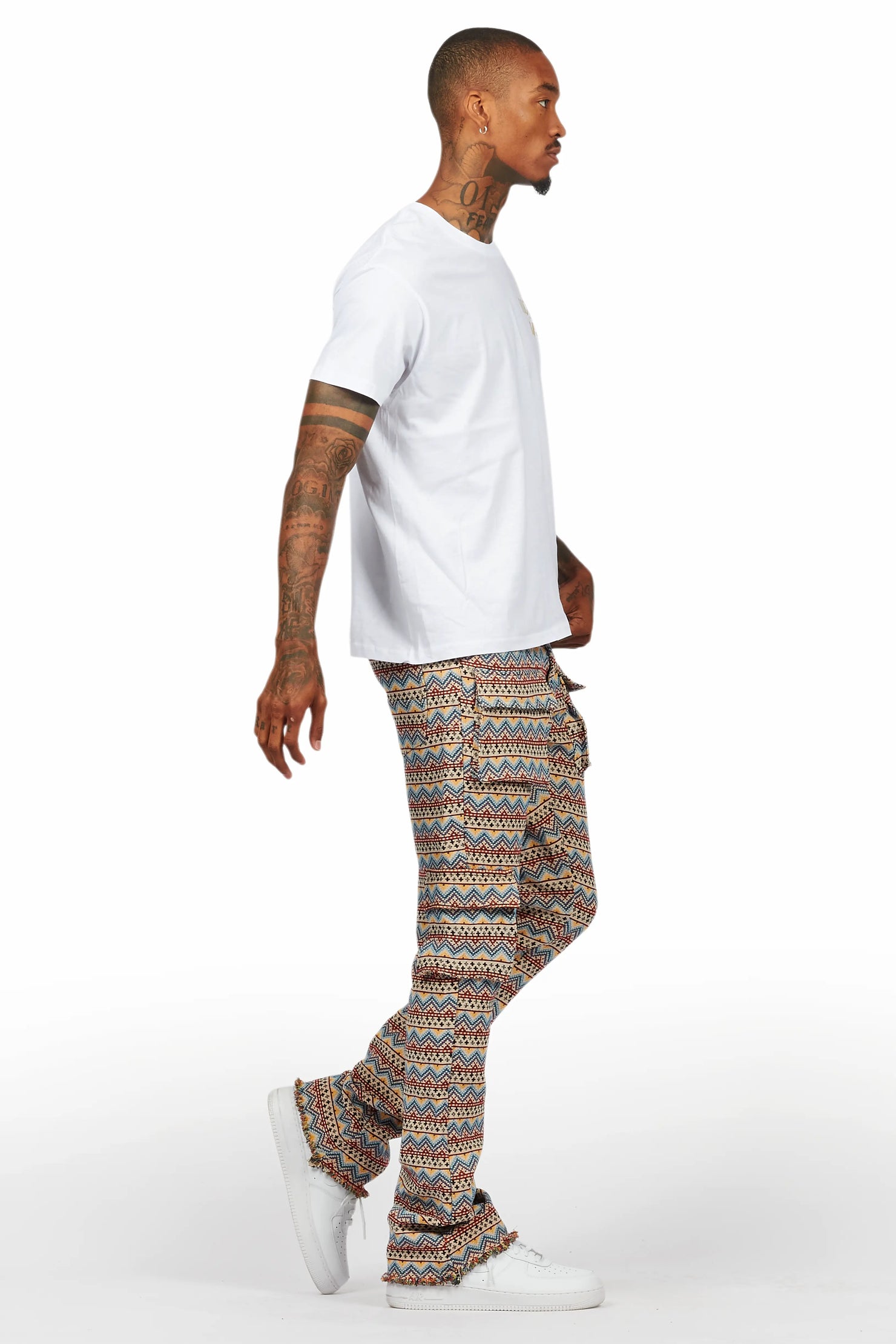 Lake White/Beige T-Shirt/Tapestry Jean Bundle