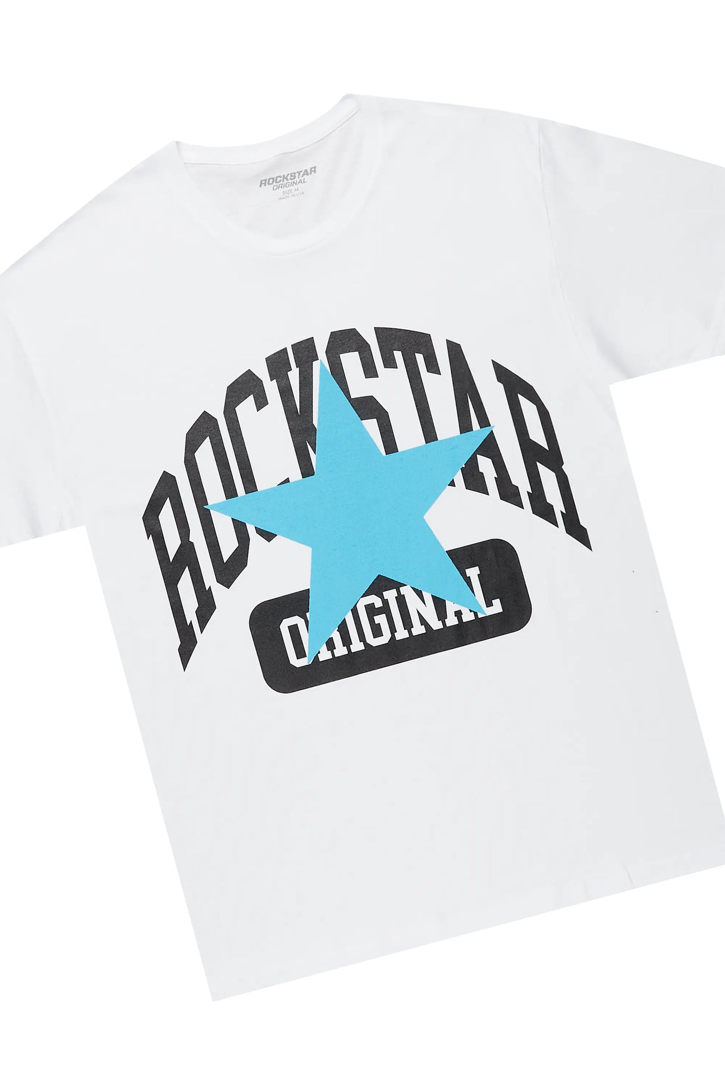 Dash White/Blue T-Shirt/Super Stacked Flare Track Set