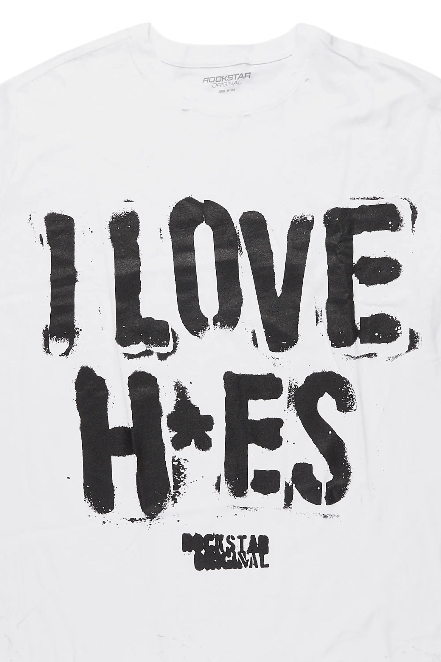 Banyan White Graphic Muscle T-Shirt