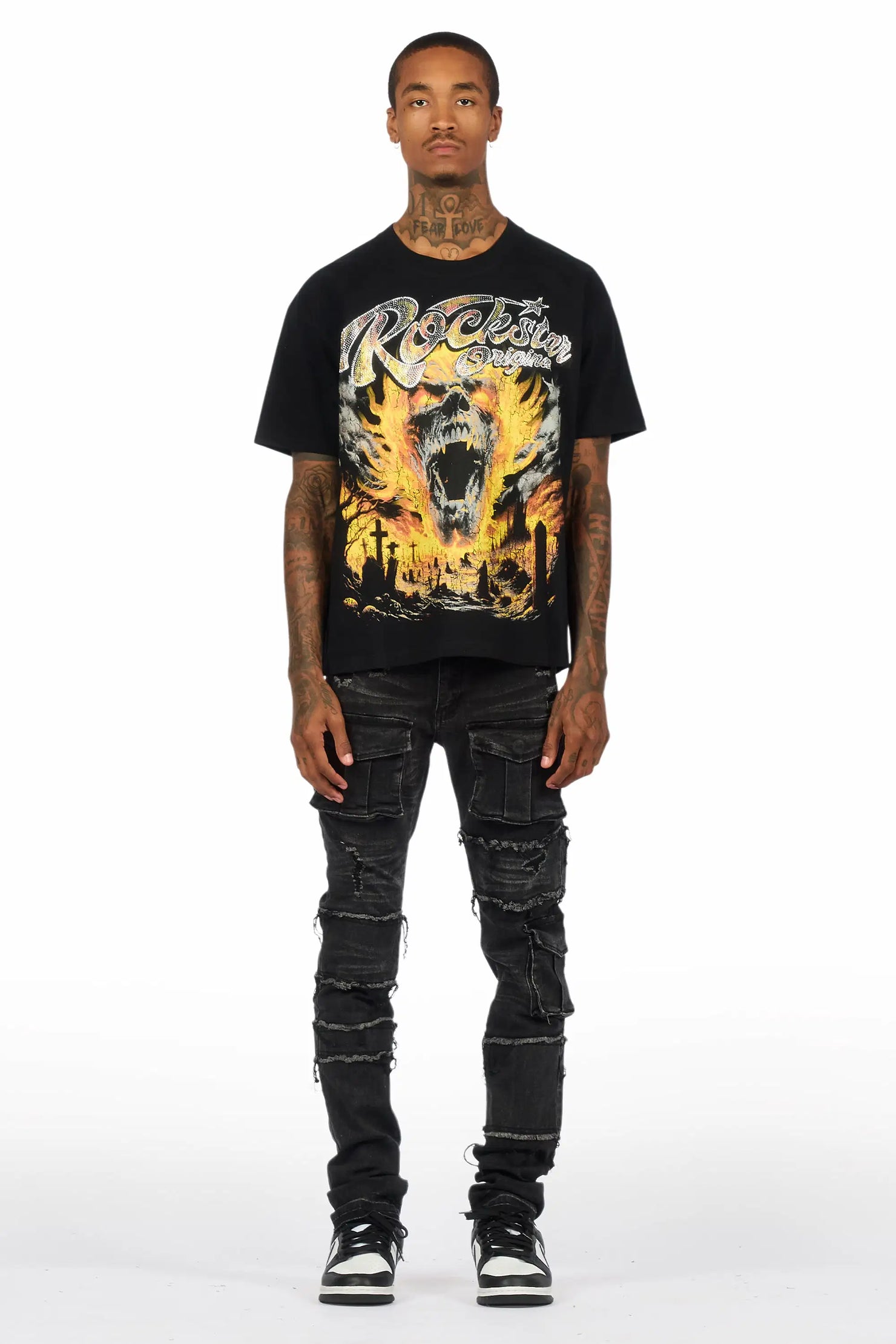 Folant Dark Grey Skinny Fit Jean
